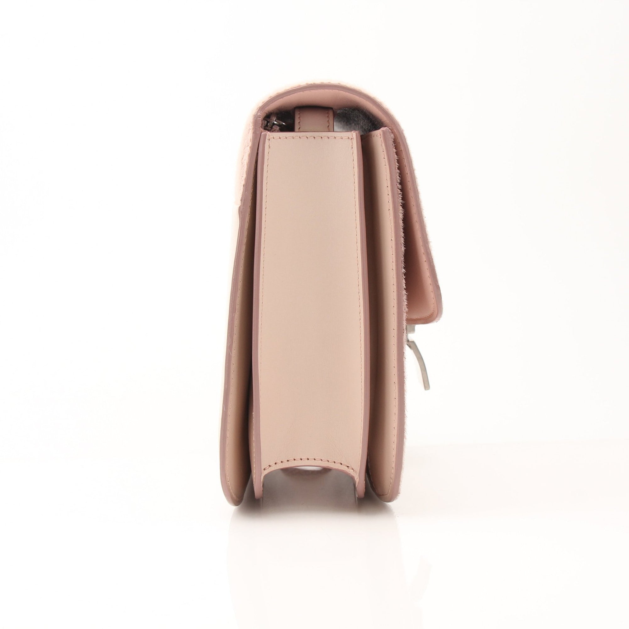 Gold & Beyond Celine Clasp Classic Shoulder Bag, elegant handbag with gold clasp and structured design, displaying the front view.