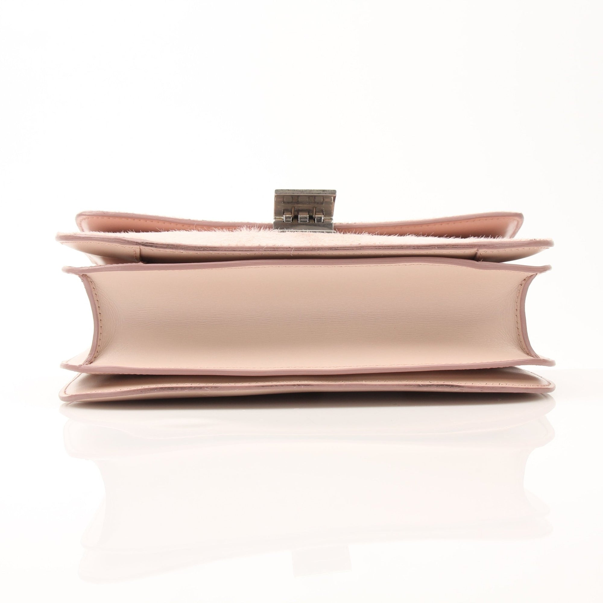 Gold & Beyond Celine Clasp Classic Shoulder Bag handbag with gold clasp and structured design, shown on a neutral background.