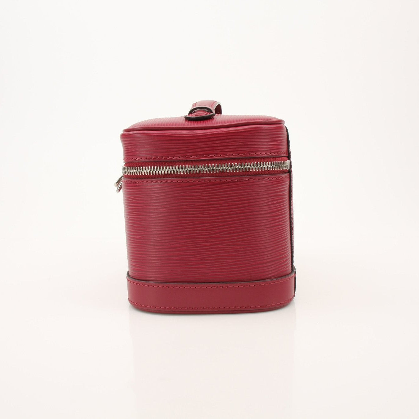 Gold & Beyond Louis Vuitton Nice Vanity Case with leather accents and gold hardware, open to reveal interior compartments.
