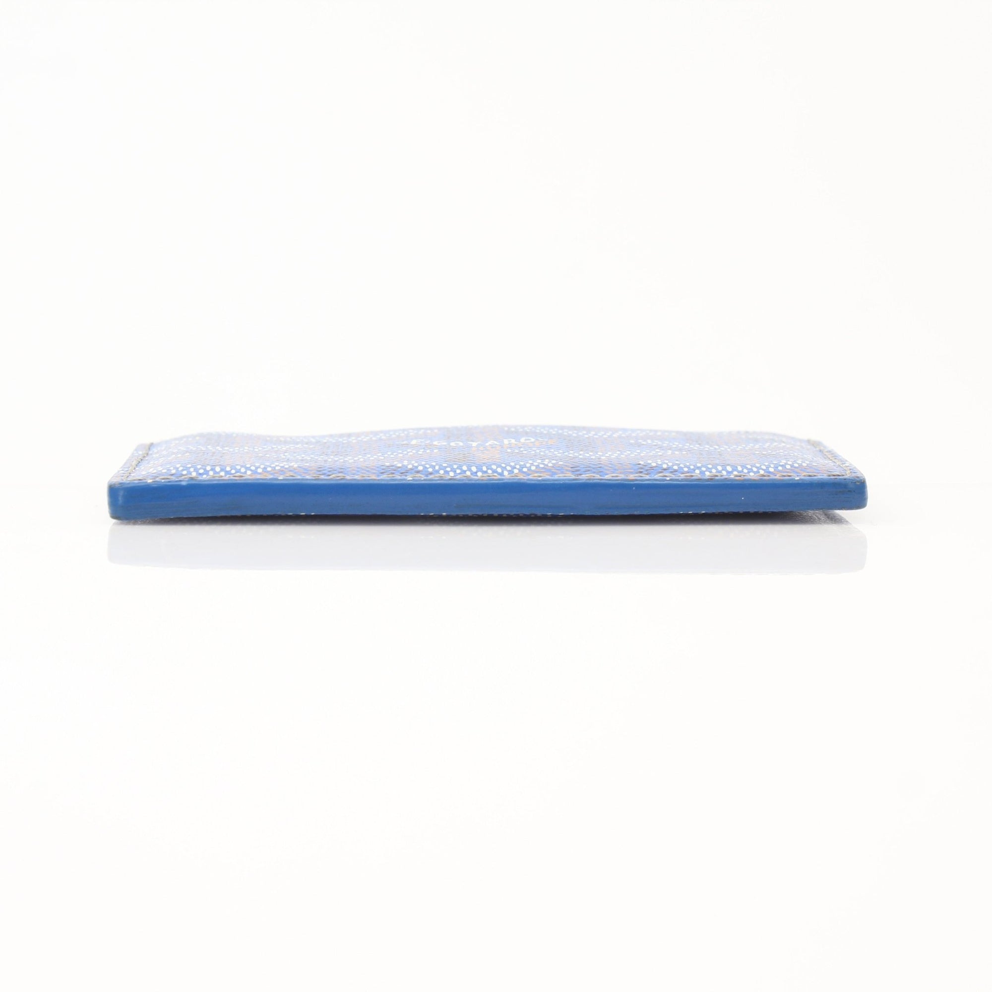 Goyard Saint Sulpice card holder by Gold & Beyond, featuring signature patterned leather and compact design for cards.