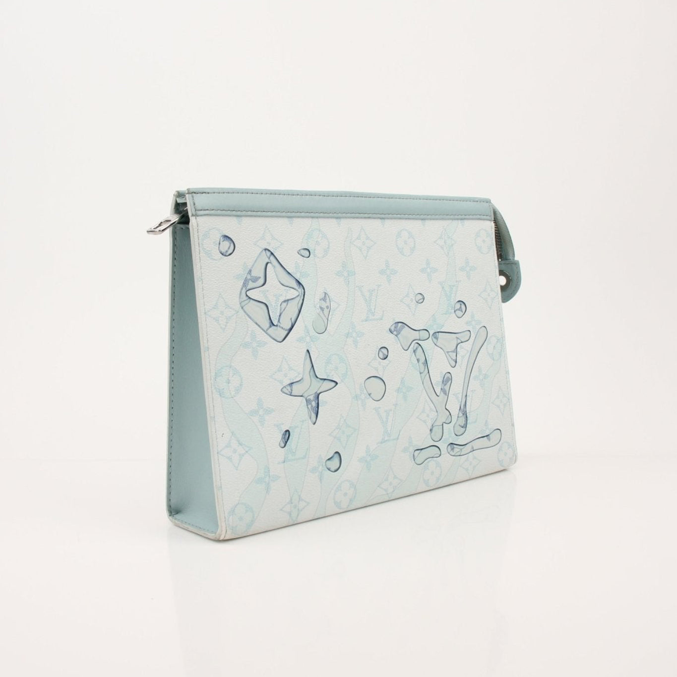 Louis Vuitton Watermark Toiletry 26 travel bag from Gold & Beyond, showcasing durable watermarked canvas and structured design.