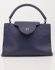Louis Vuitton Capucines MM TR2174 – Navy Blue Leather Tote