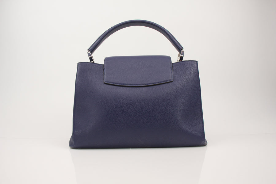 Louis Vuitton Capucines MM TR2174 – Navy Blue Leather Tote