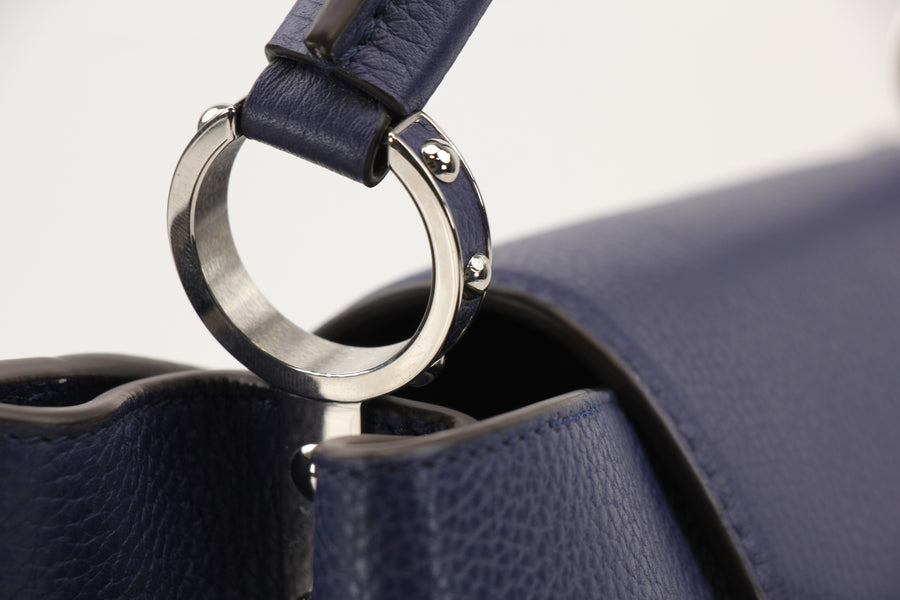 Louis Vuitton Capucines MM TR2174 – Navy Blue Leather Tote