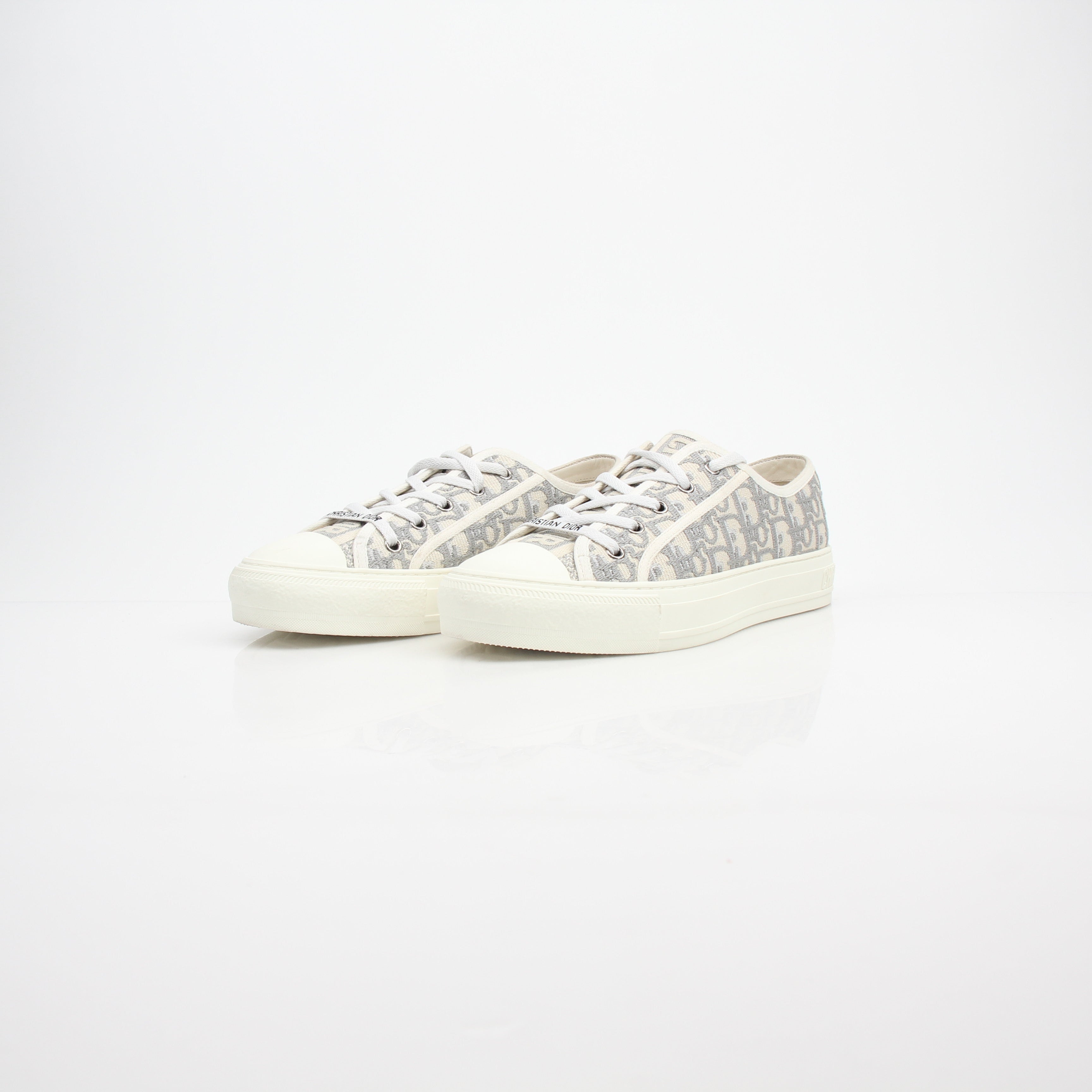 Christian Dior Women’s Canvas Oblique Walk'N'Dior Low Top Sneakers