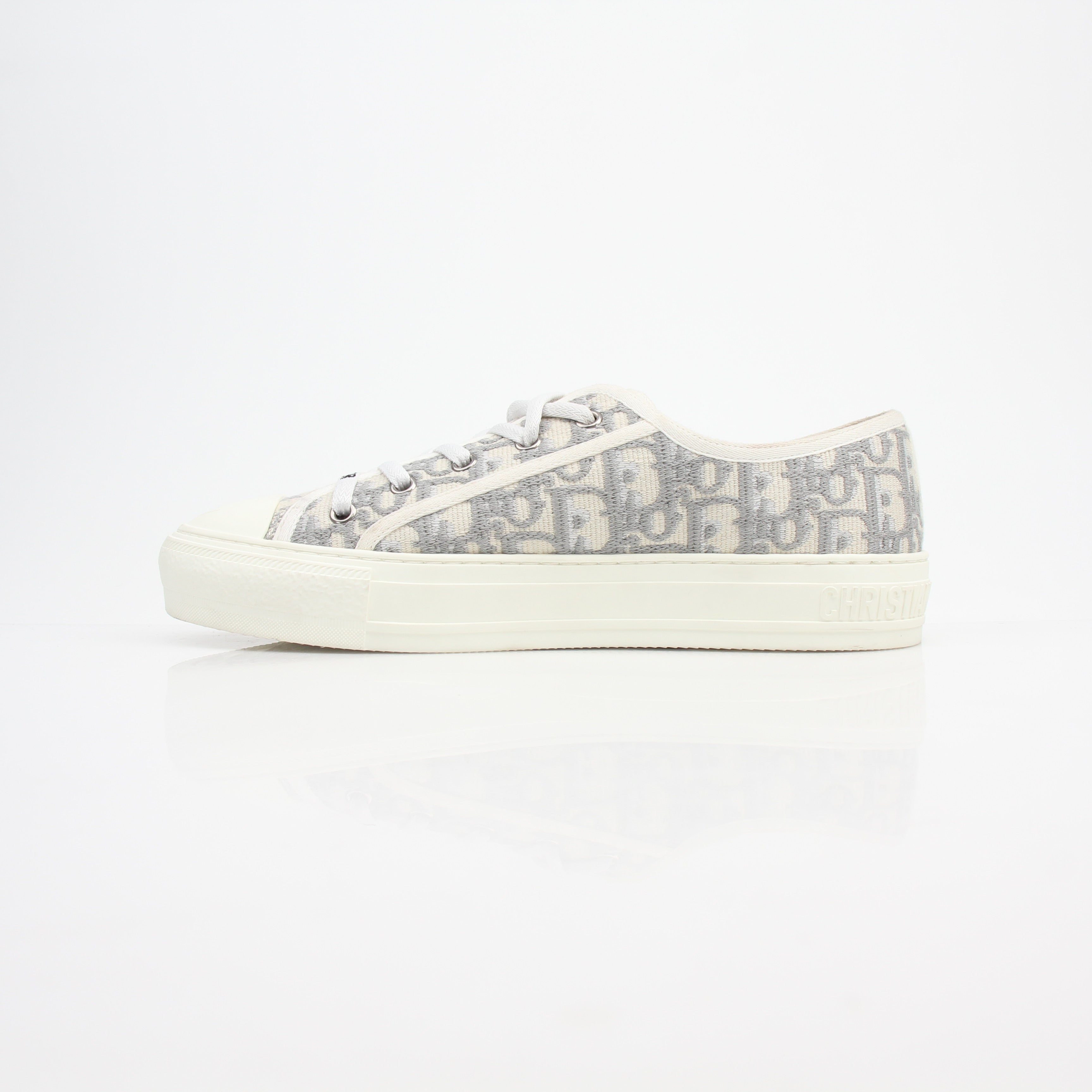 Christian Dior Women’s Canvas Oblique Walk'N'Dior Low Top Sneakers