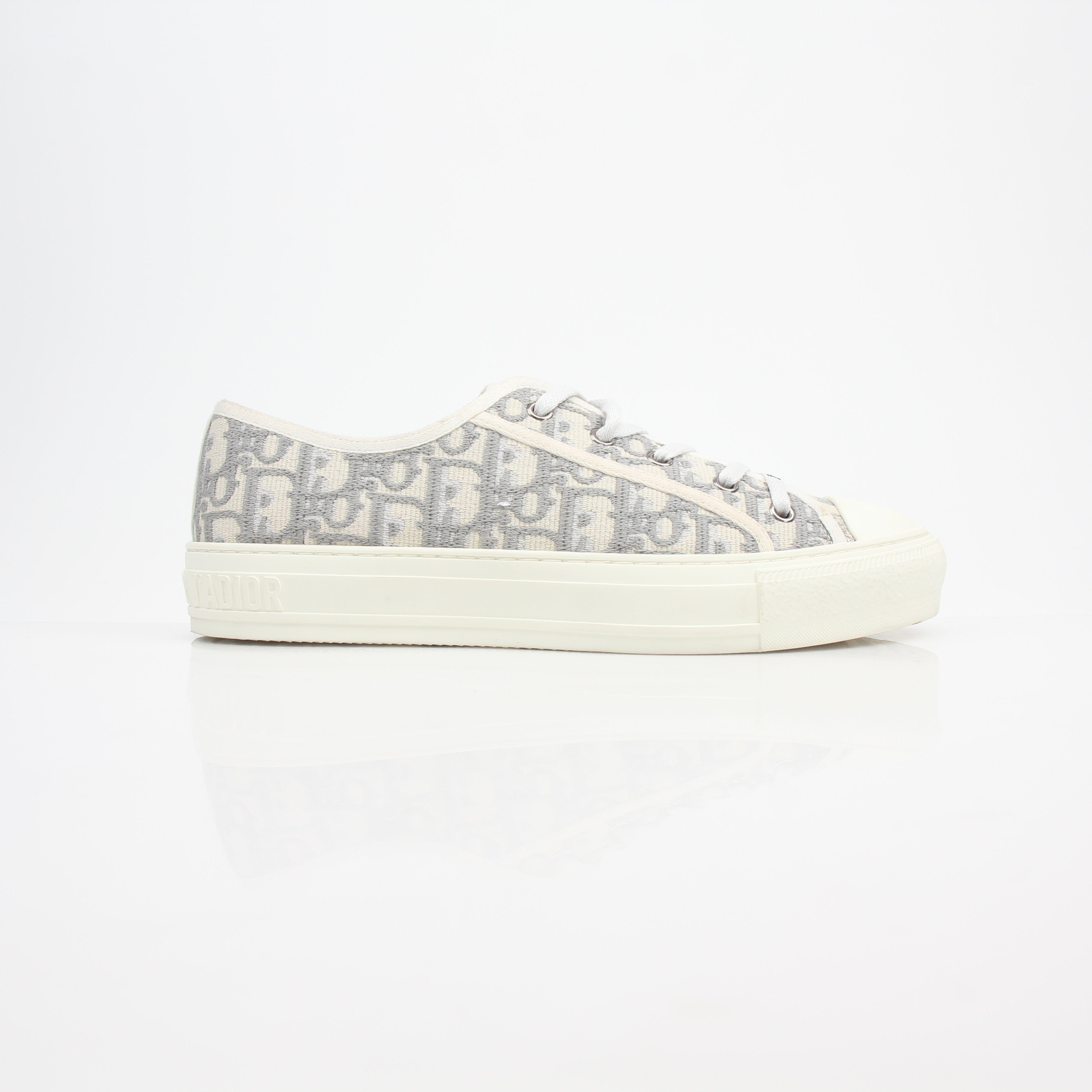 Christian Dior Women’s Canvas Oblique Walk'N'Dior Low Top Sneakers