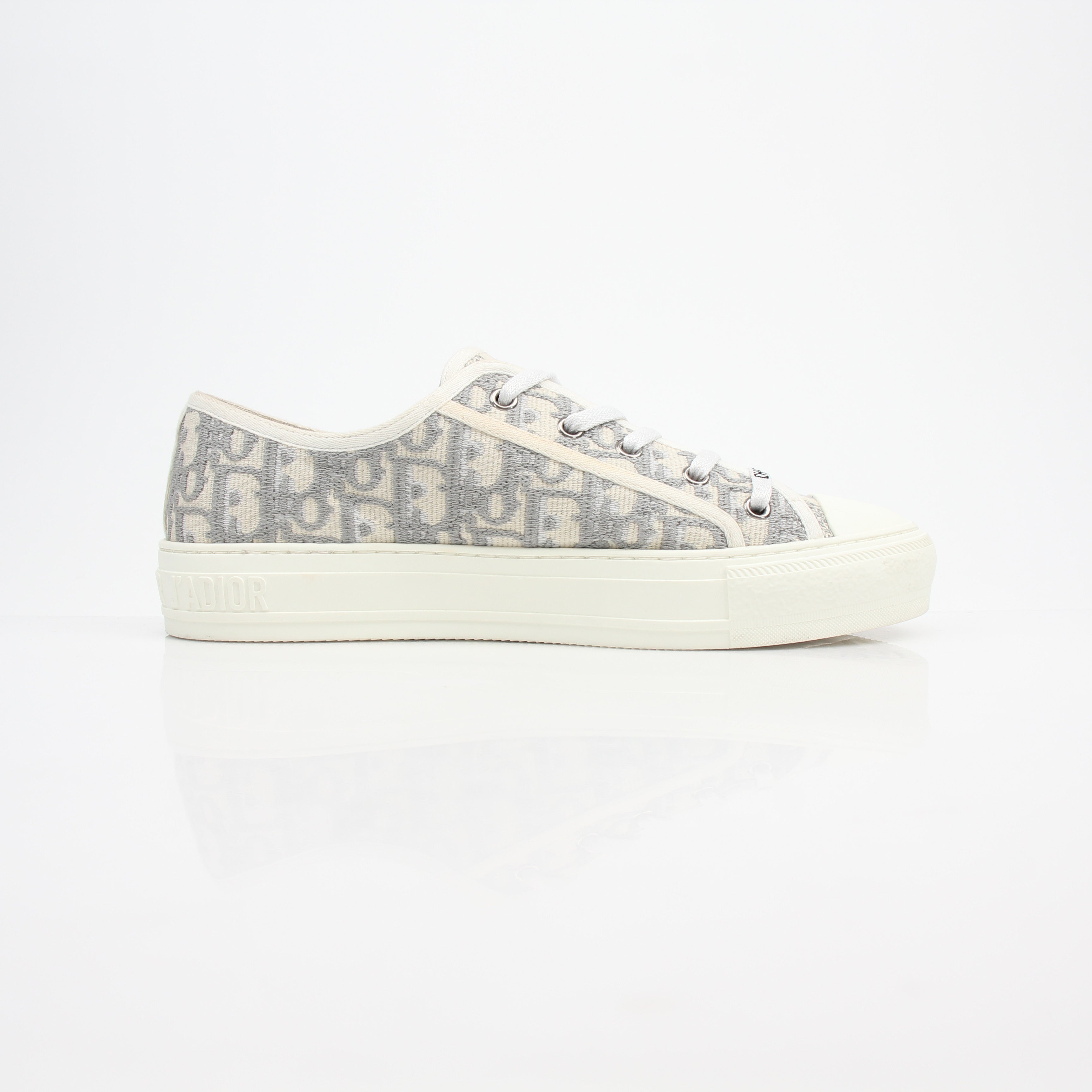 Christian Dior Women’s Canvas Oblique Walk'N'Dior Low Top Sneakers