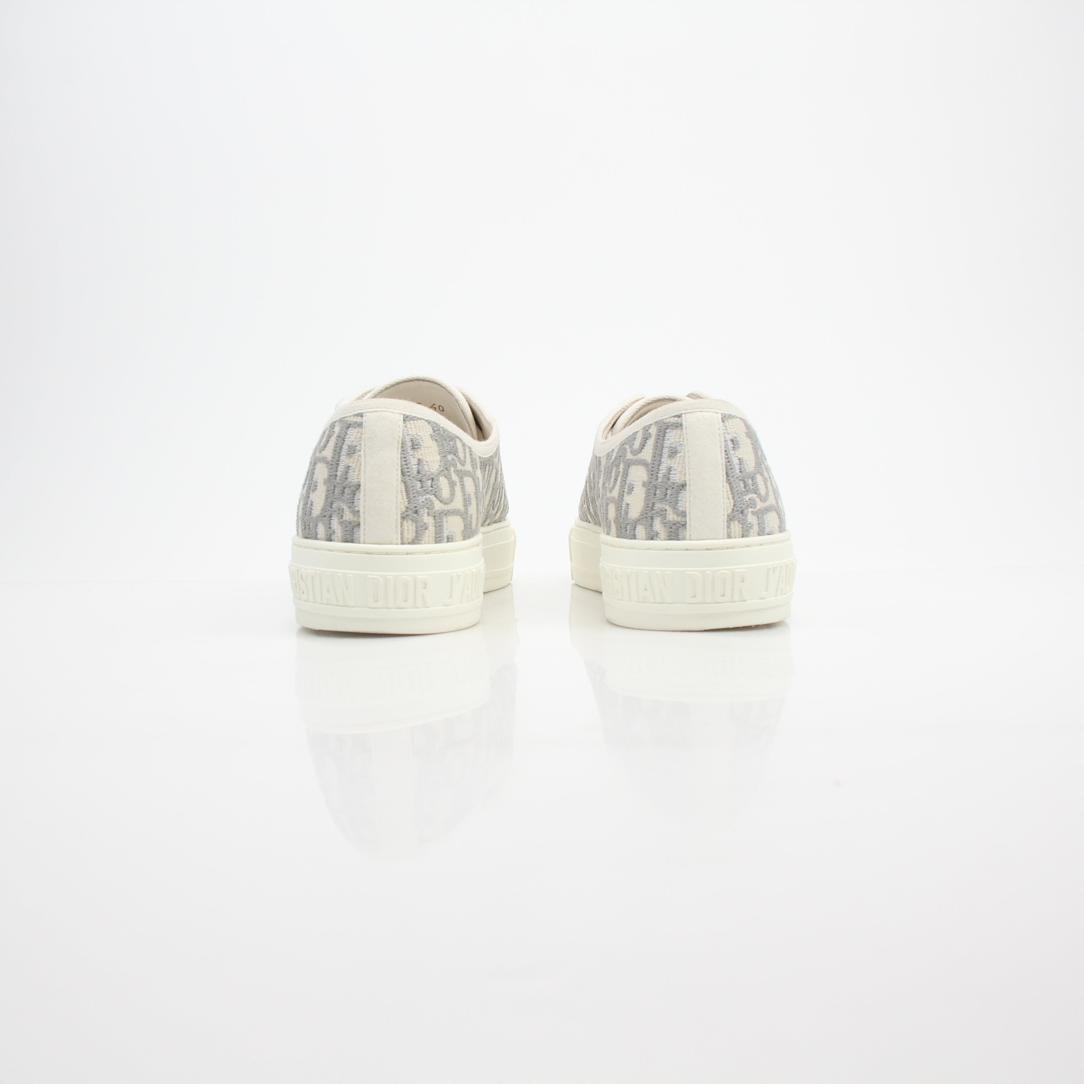 Christian Dior Women’s Canvas Oblique Walk'N'Dior Low Top Sneakers