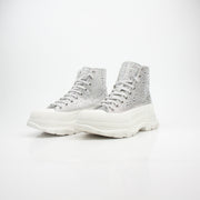 Alexander McQueen Women’s Crystal Thread Slick Boots