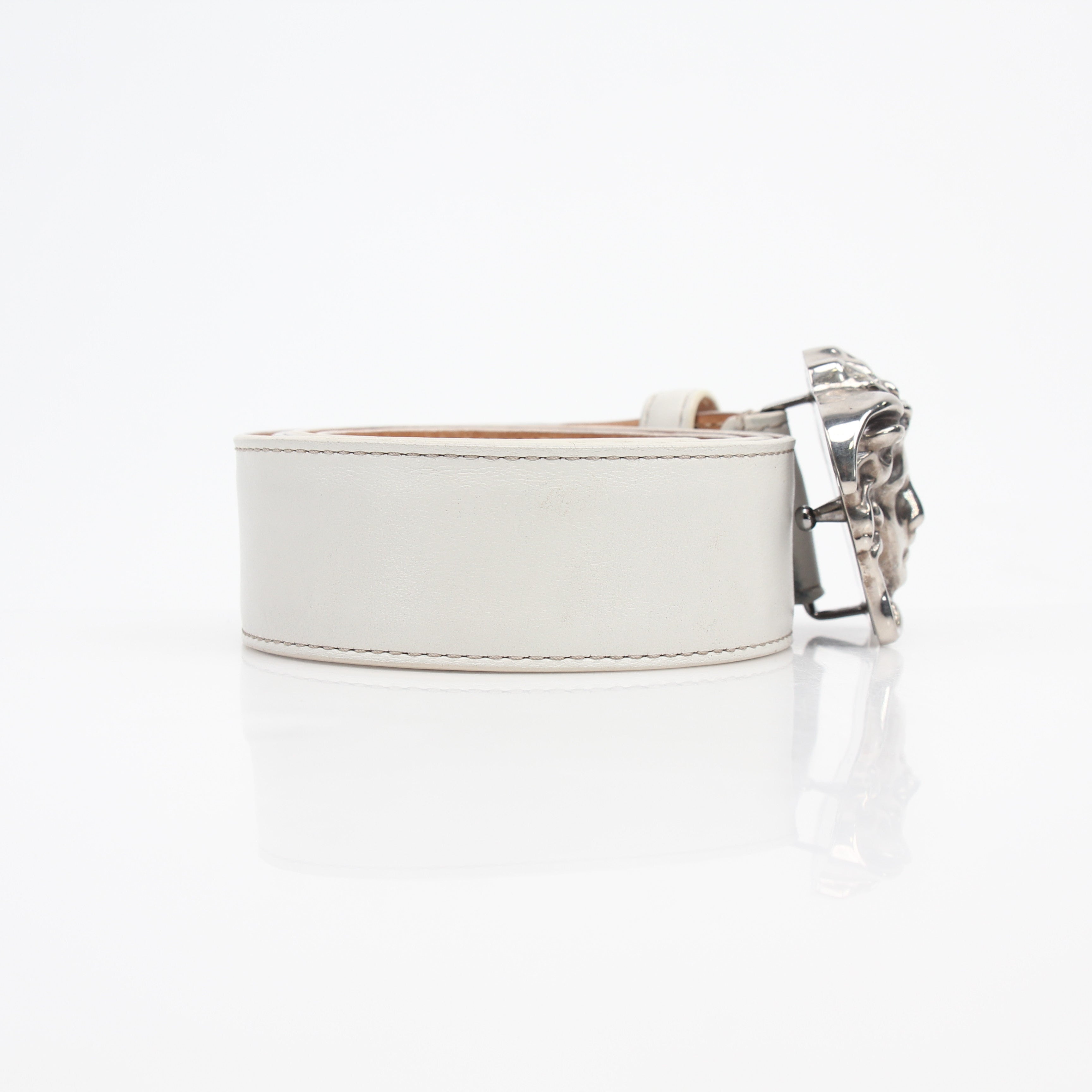 Versace La Medusa Leather Belt