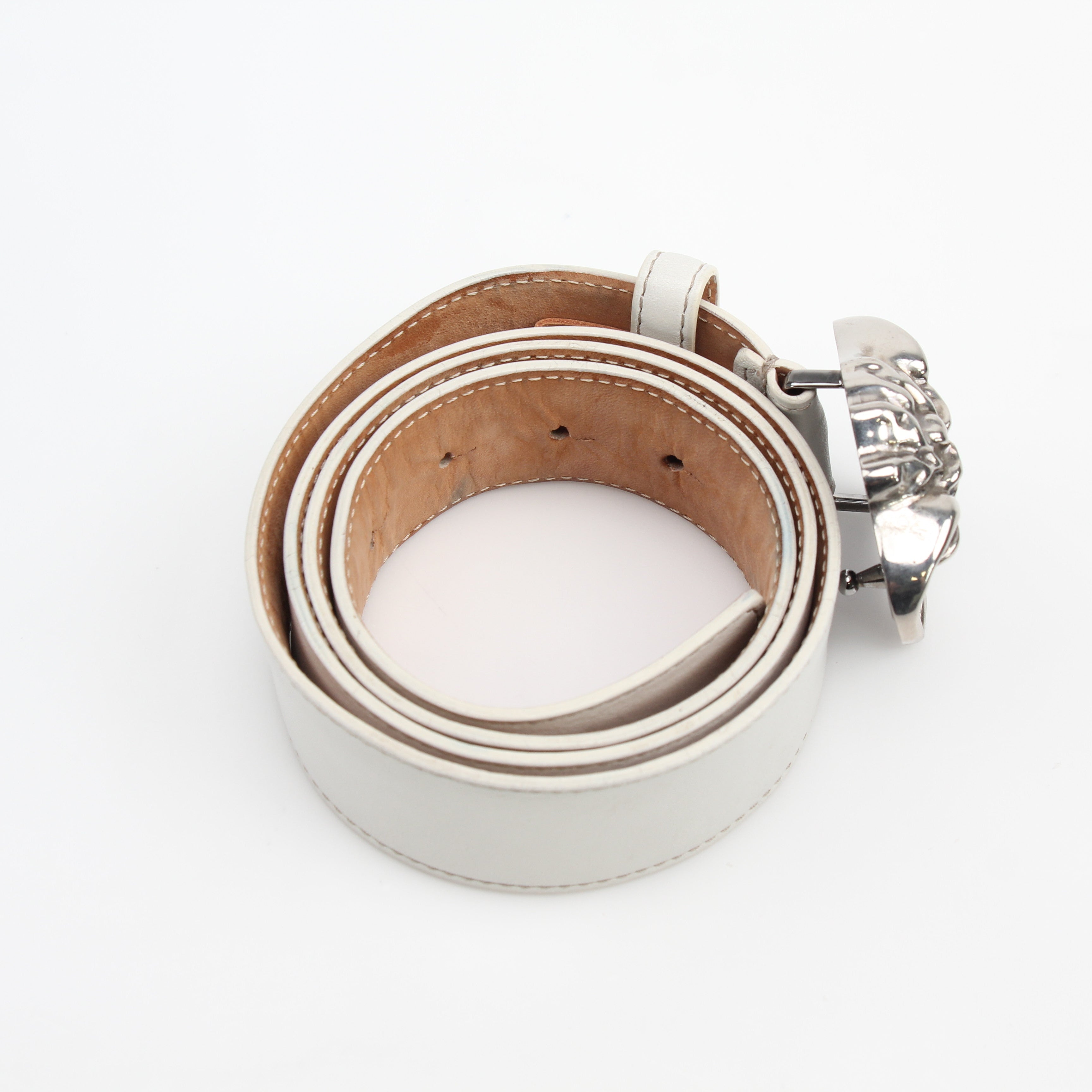 Versace La Medusa Leather Belt