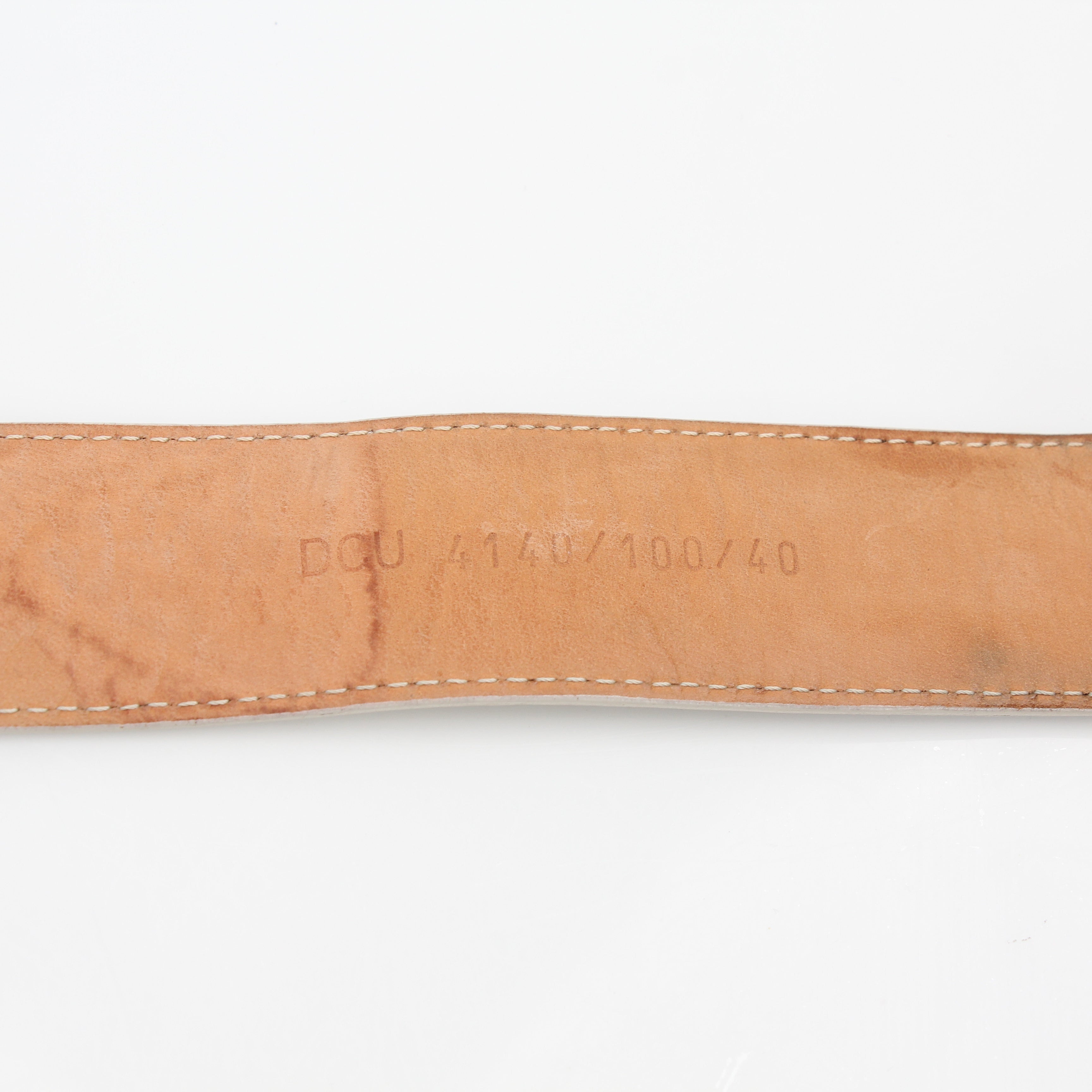 Versace La Medusa Leather Belt