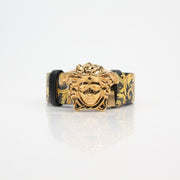 Versace La Medusa Reversible Printed Leather Belt