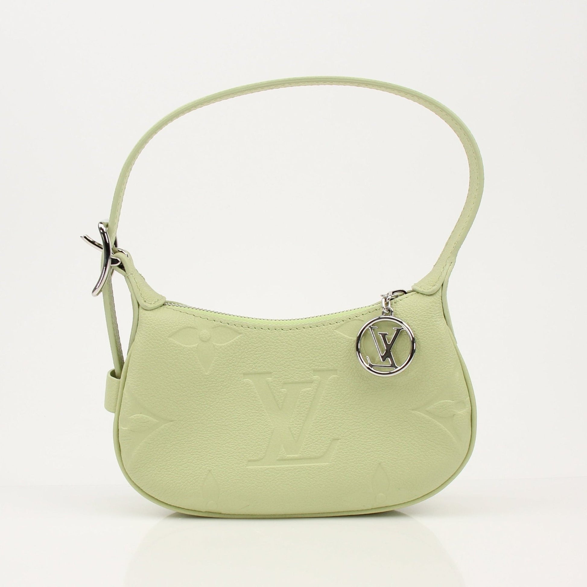 Gold & Beyond Louis Vuitton Mini Moon Bag handbag with gold hardware and monogram design, shown on a plain background.