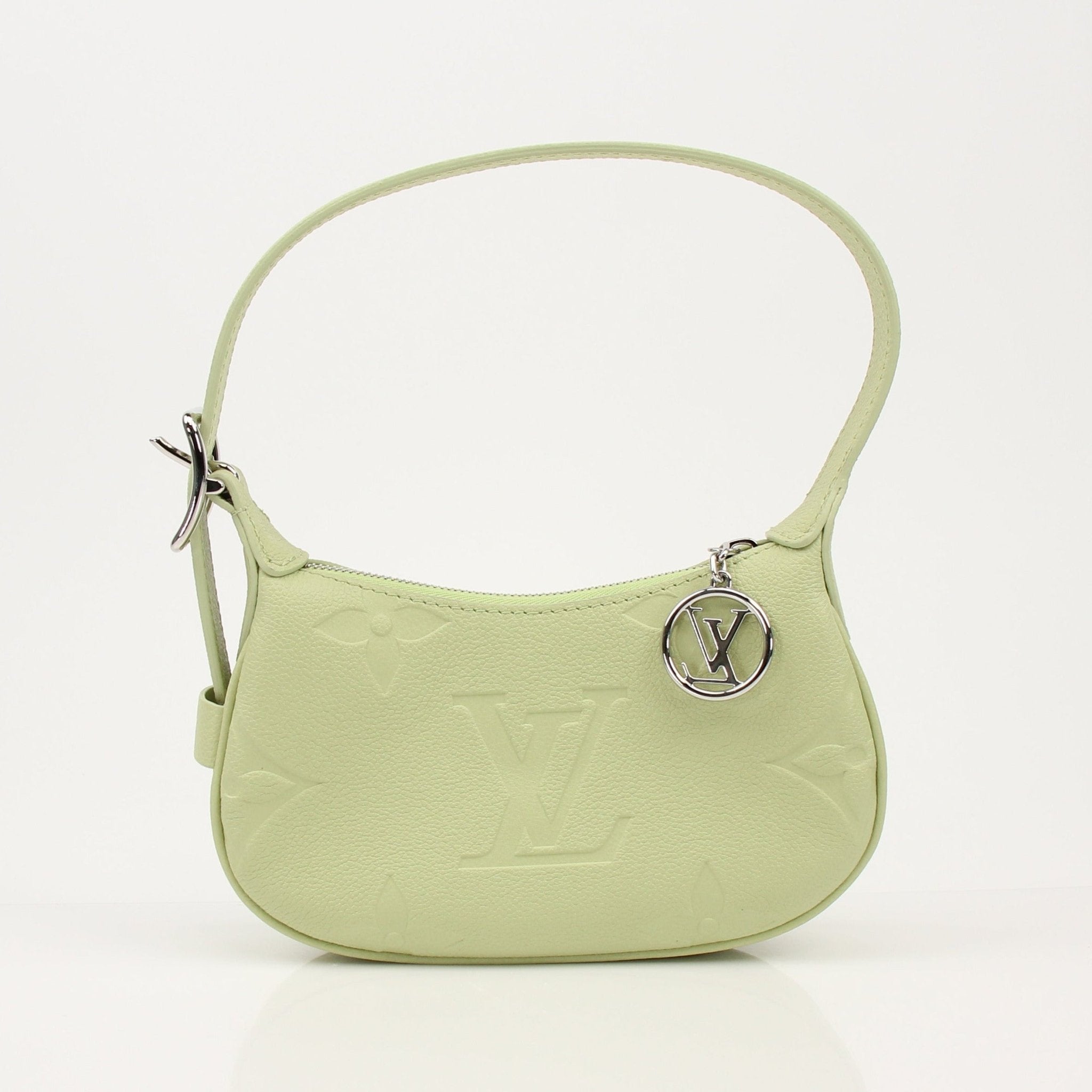 Gold & Beyond Louis Vuitton Mini Moon Bag handbag with gold hardware and monogram design, shown on a plain background.