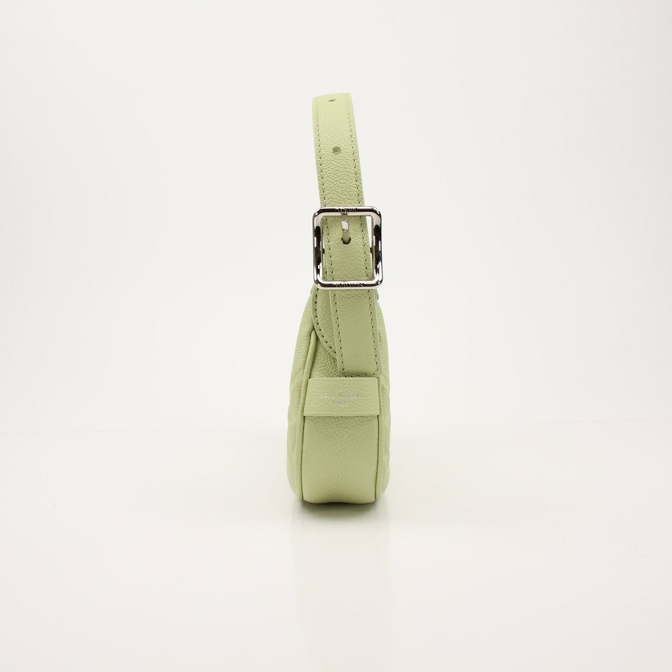 Gold & Beyond Louis Vuitton Mini Moon Bag handbag with gold-tone hardware and compact design, featuring a stylish leather strap.