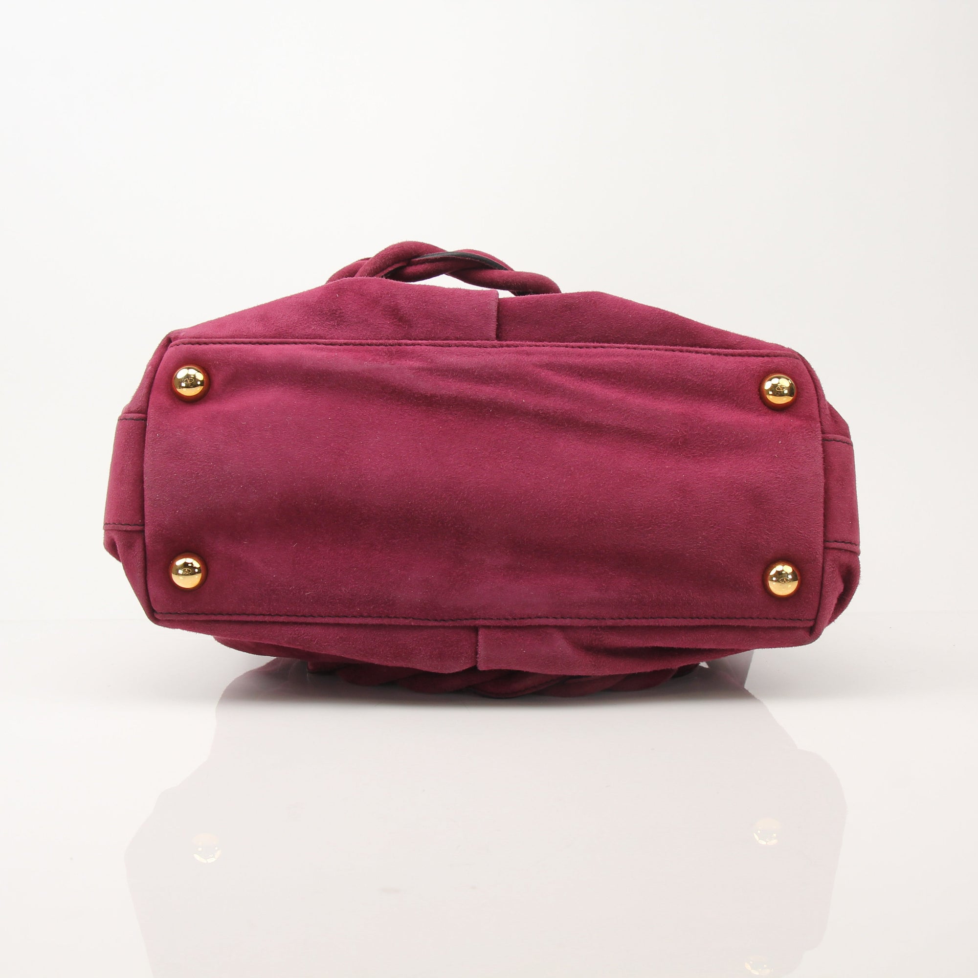 Gold & Beyond Valentino purple couture dome handbag with structured design and top handle, stylish accessory for elegant occasions.