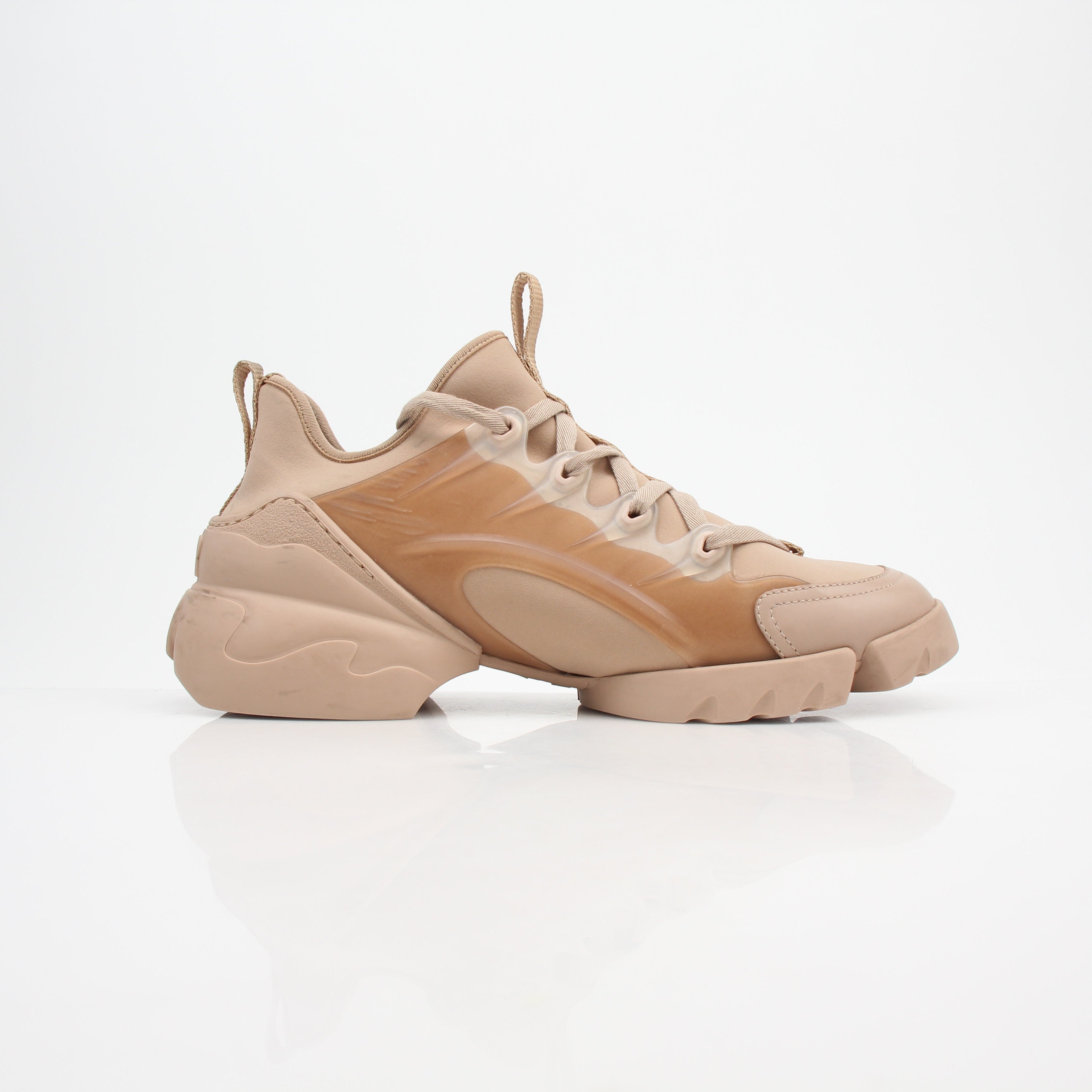 Christian Dior D-Connect Nude Technical Mesh Sneakers