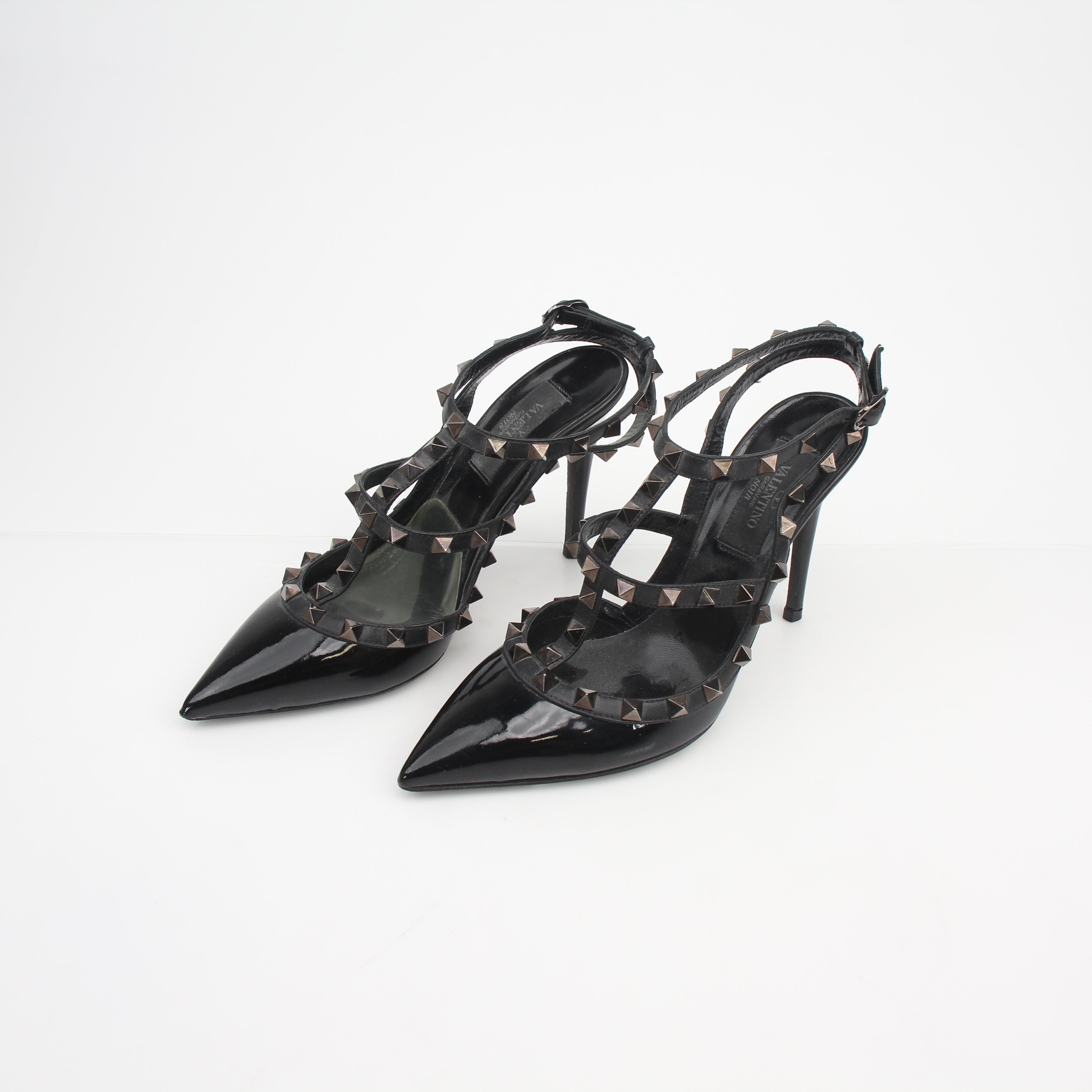Valentino Garavani Rockstud 100mm Slingback Pumps