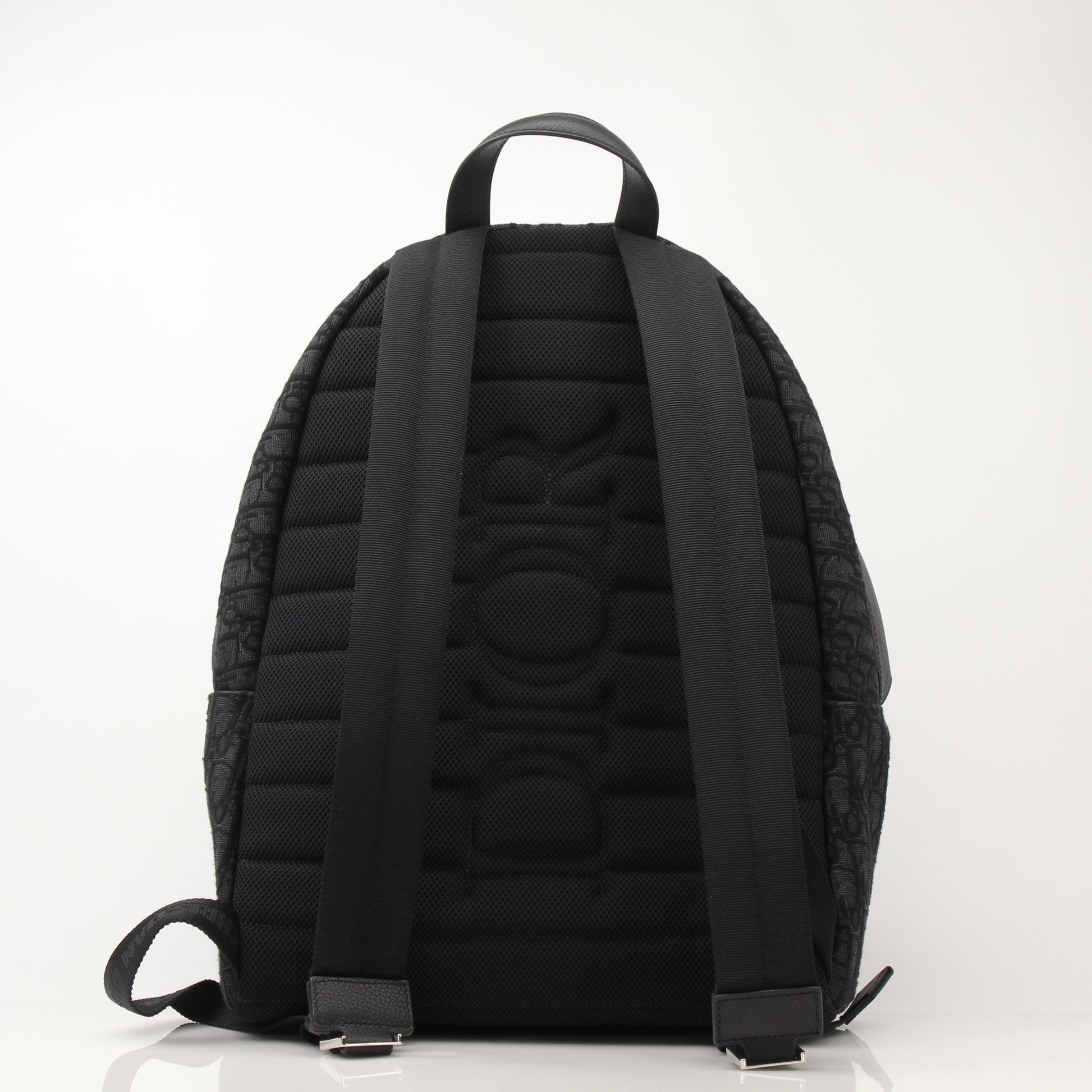 Dior Homme - Rider Backpack Black Grained Calfskin And Dior Oblique Pixel Nylon