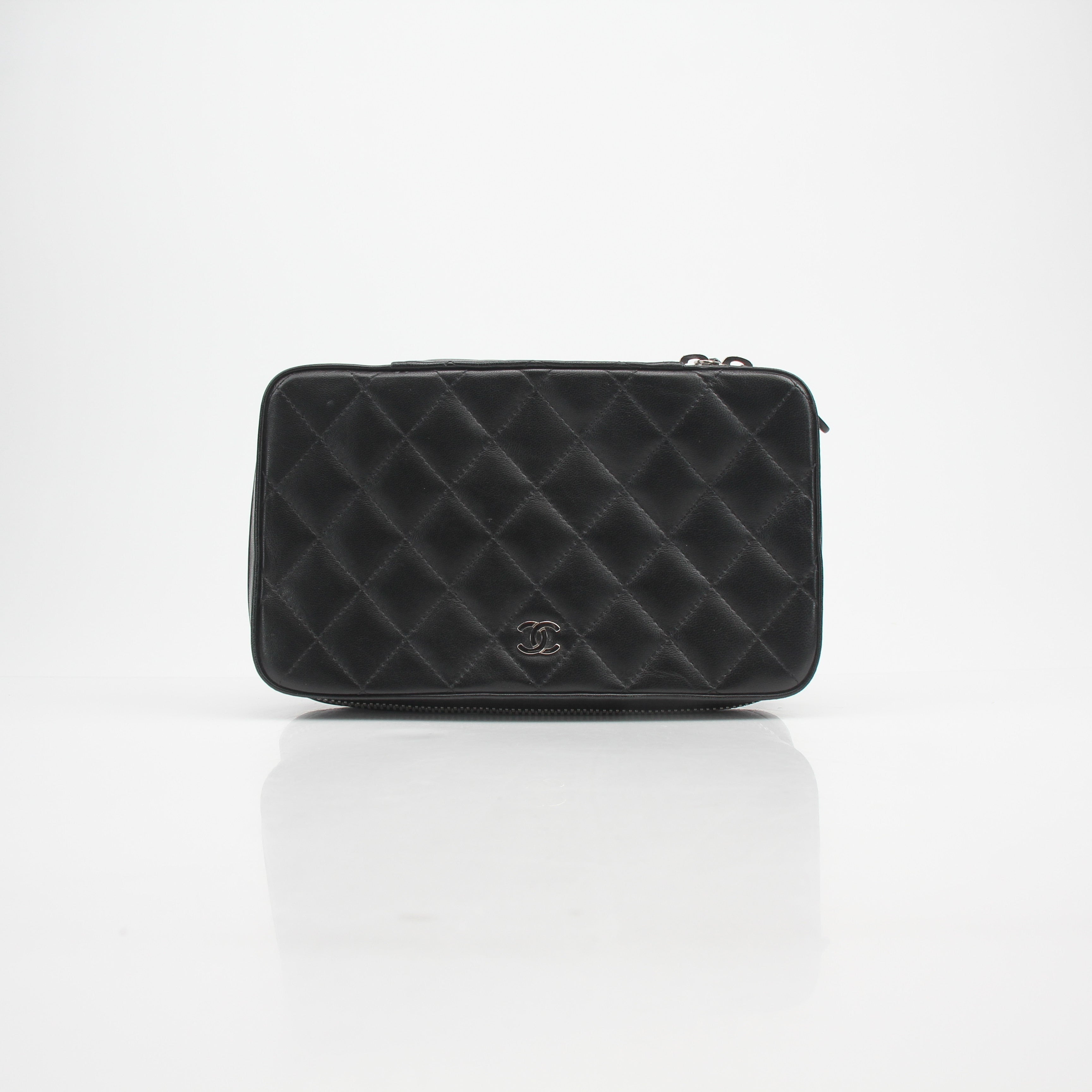 Chanel Quilted Lambskin Vanity Case