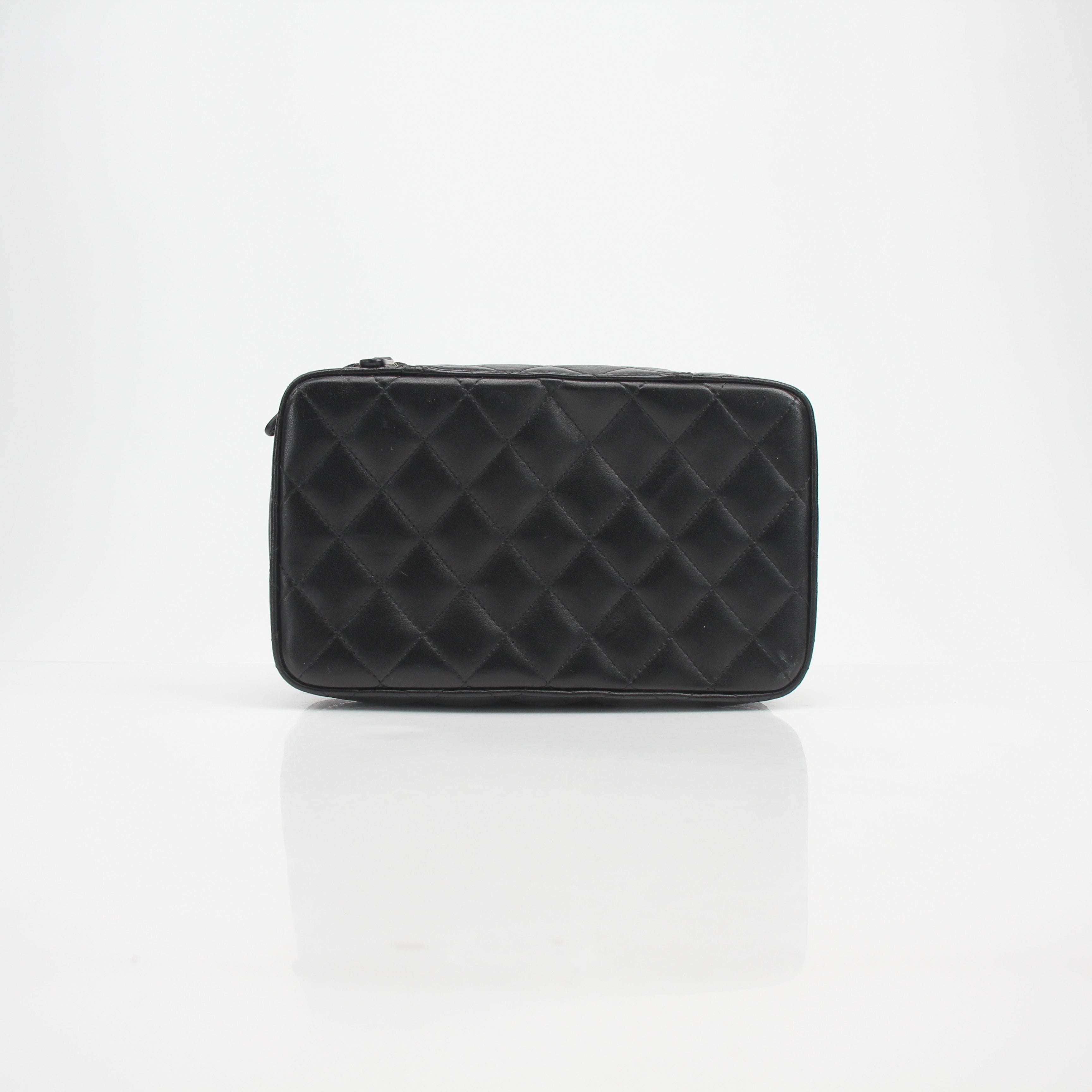 Chanel Quilted Lambskin Vanity Case