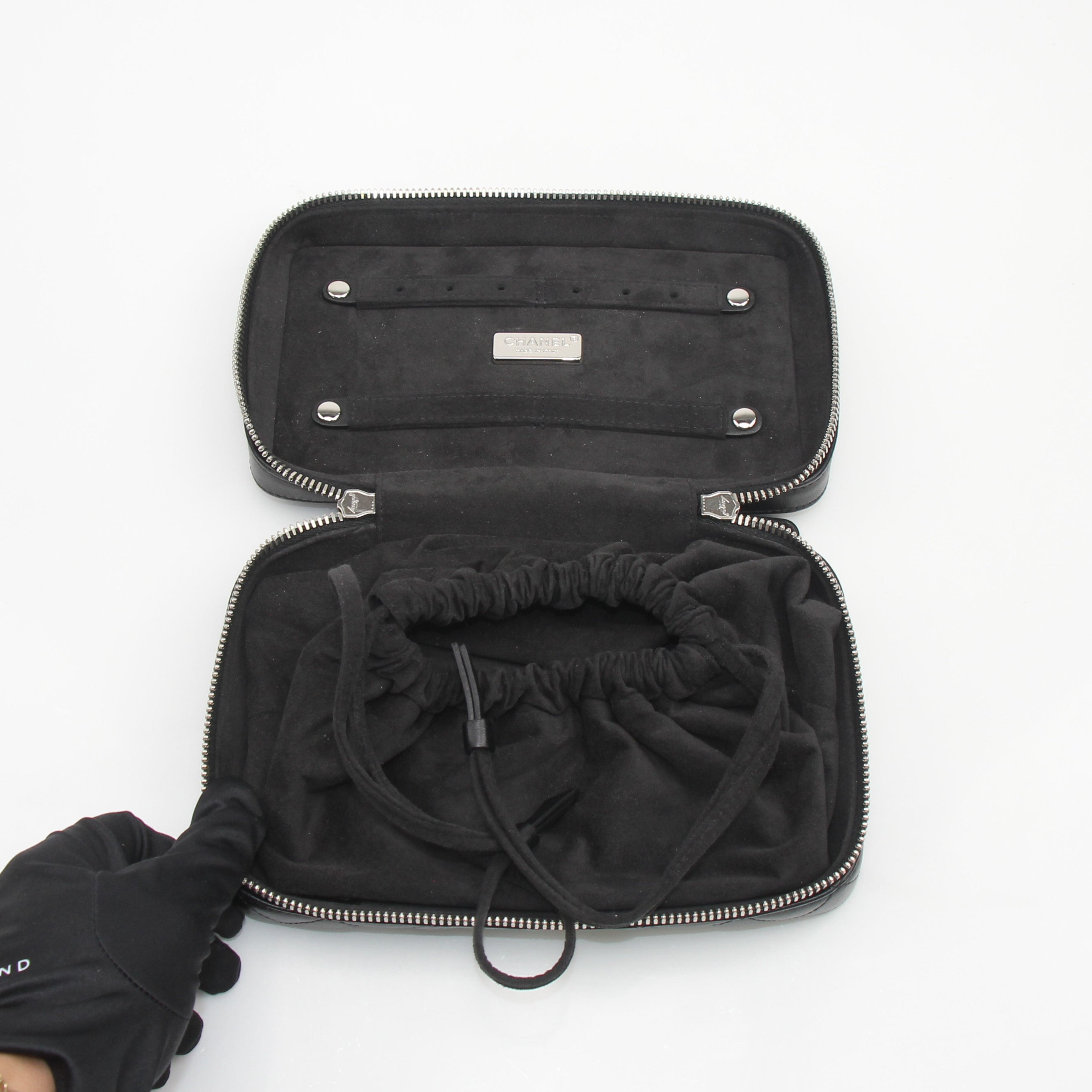 Chanel Quilted Lambskin Vanity Case
