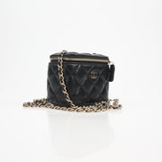 Chanel Mini Quilted Lambskin Vanity Case with Chain