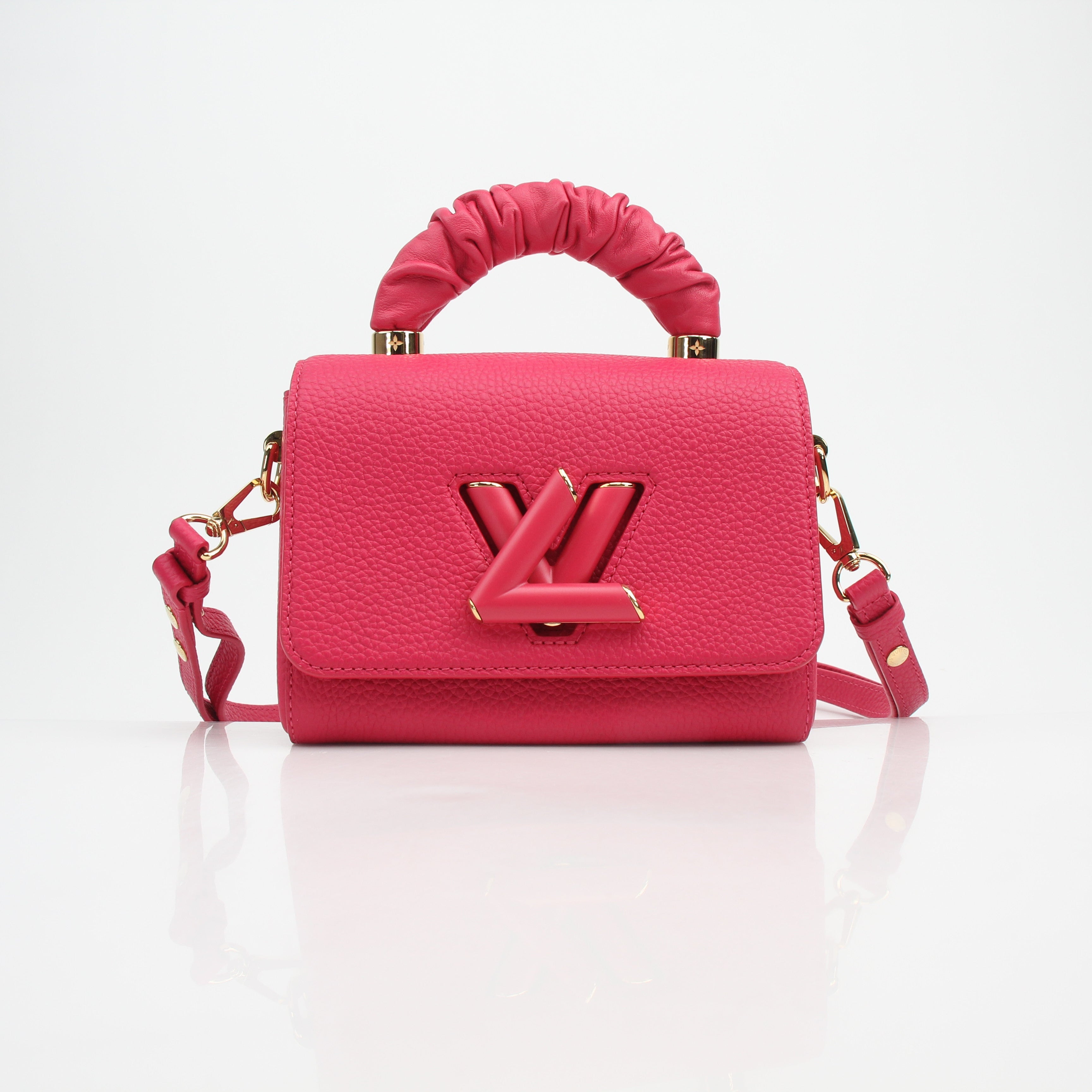 Louis Vuitton Twist One Handle PM in Pondichéry Pink Taurillon Leather