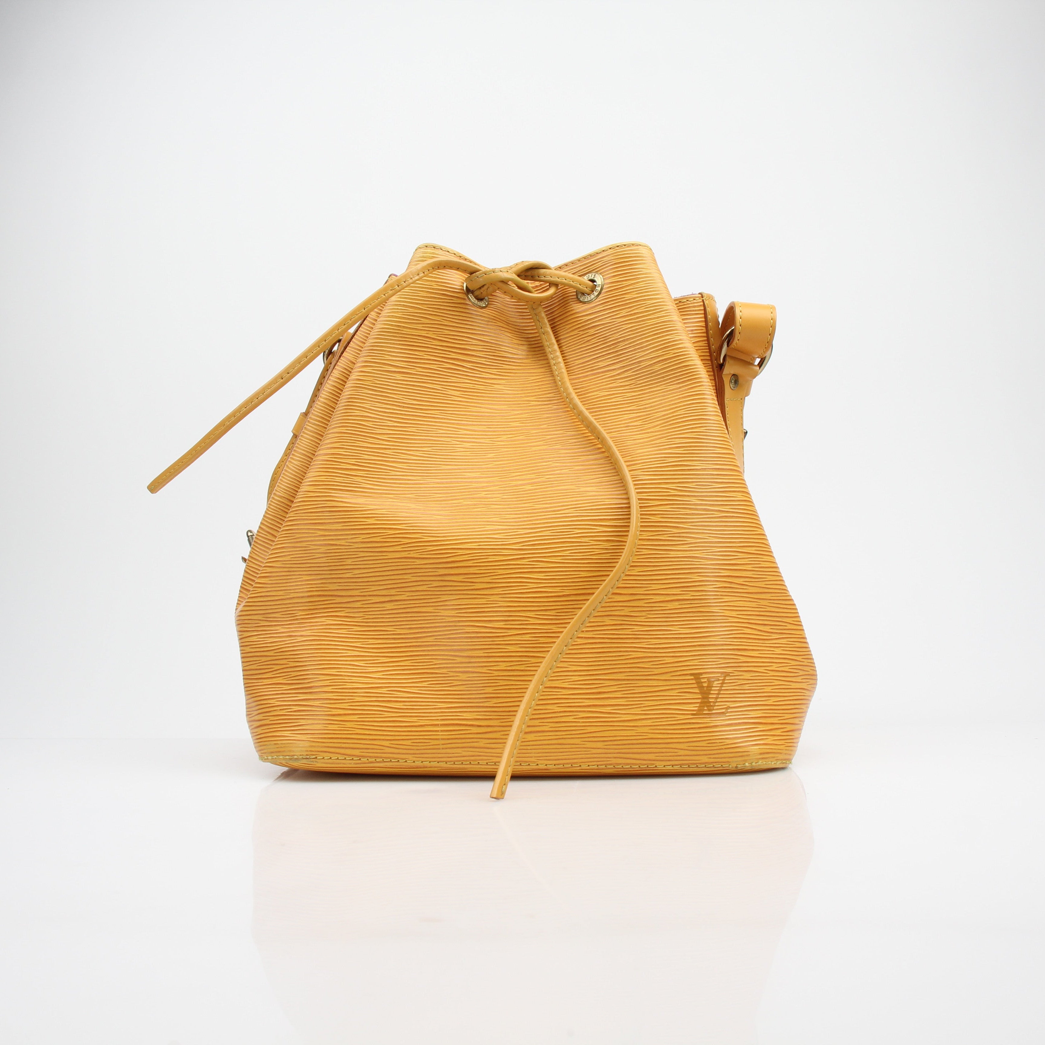 Louis Vuitton Noé GM Yellow Epi Leather Bucket Bag