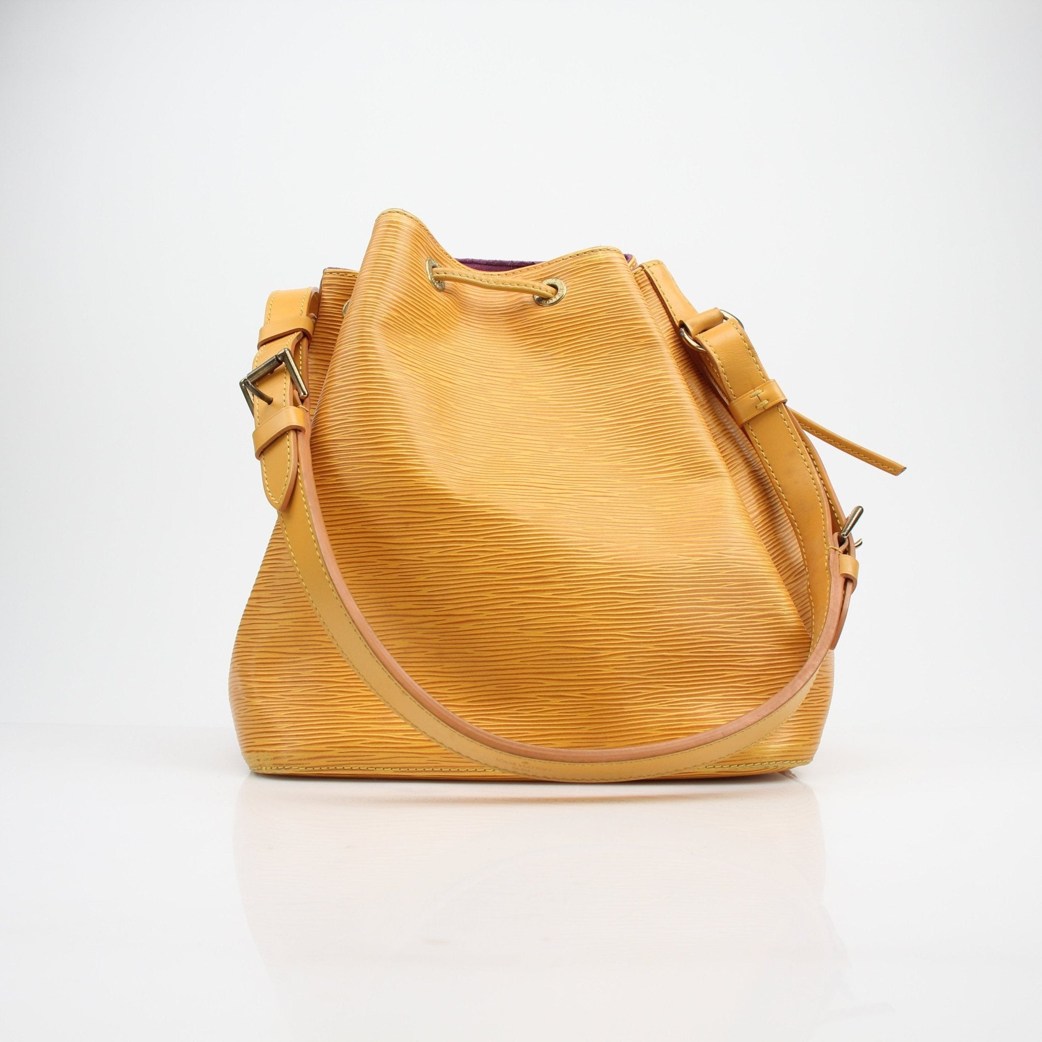 Louis Vuitton Noé GM Yellow Epi Leather Bucket Bag