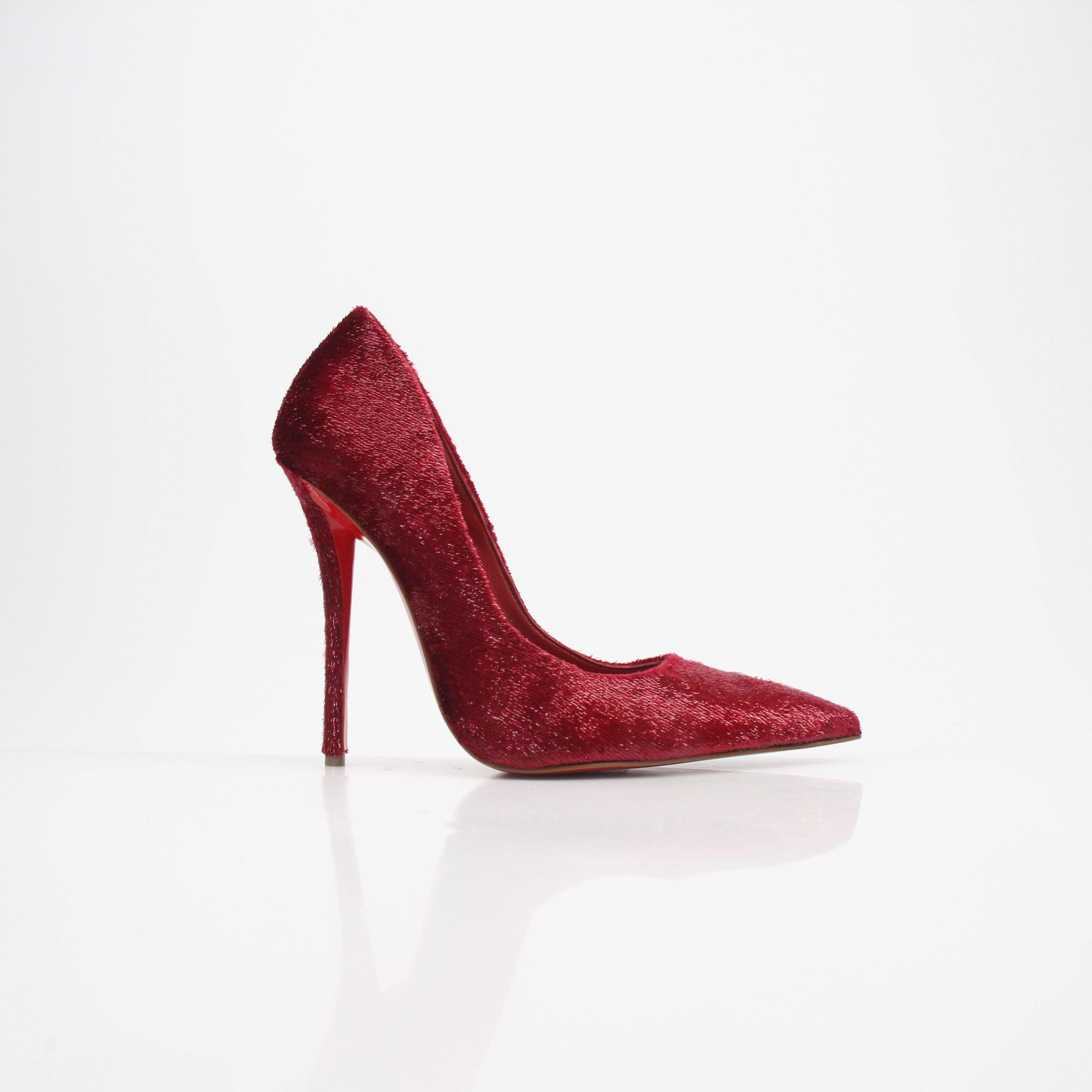 Christian Louboutin Miss Z Velvet Glitter Pumps