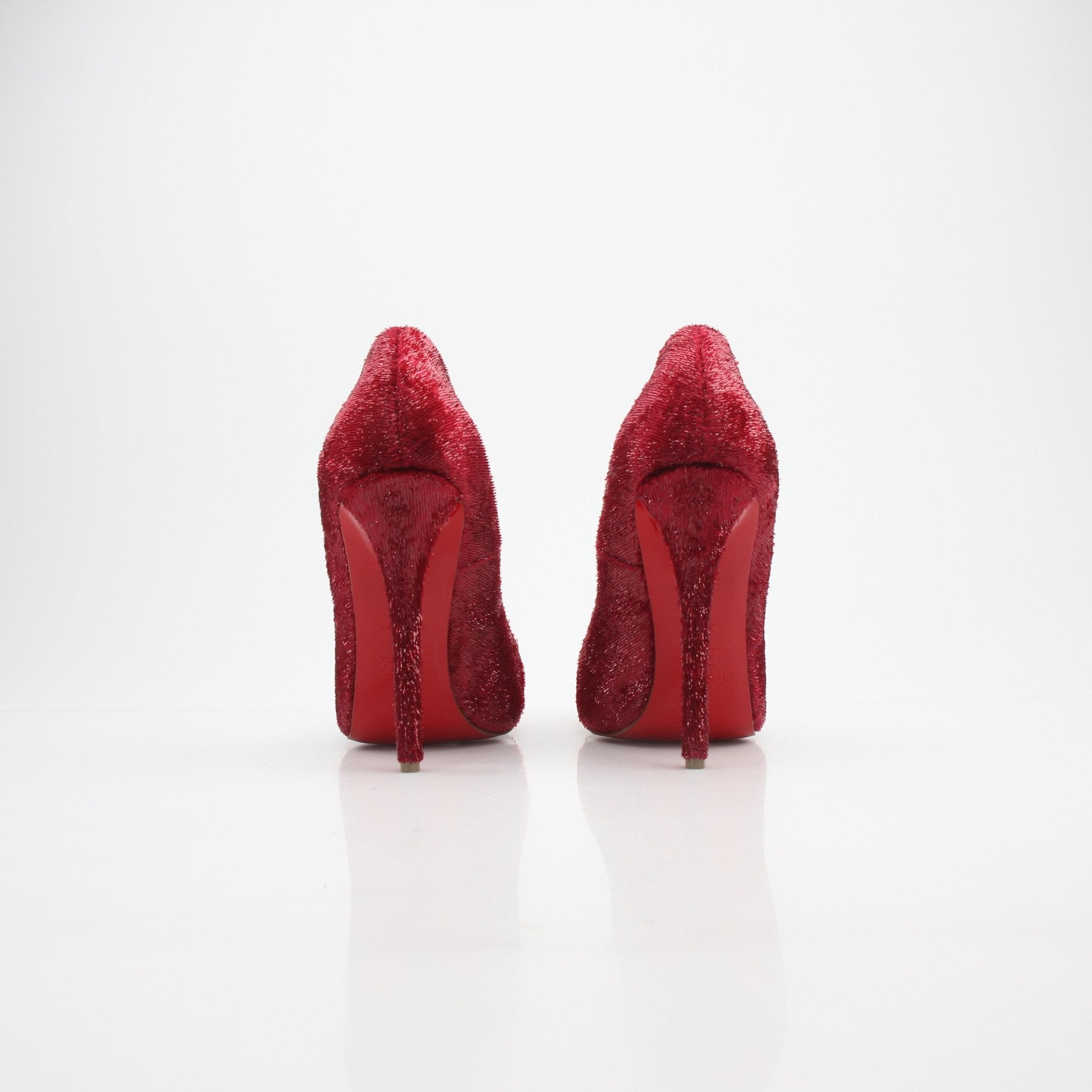 Christian Louboutin Miss Z Velvet Glitter Pumps