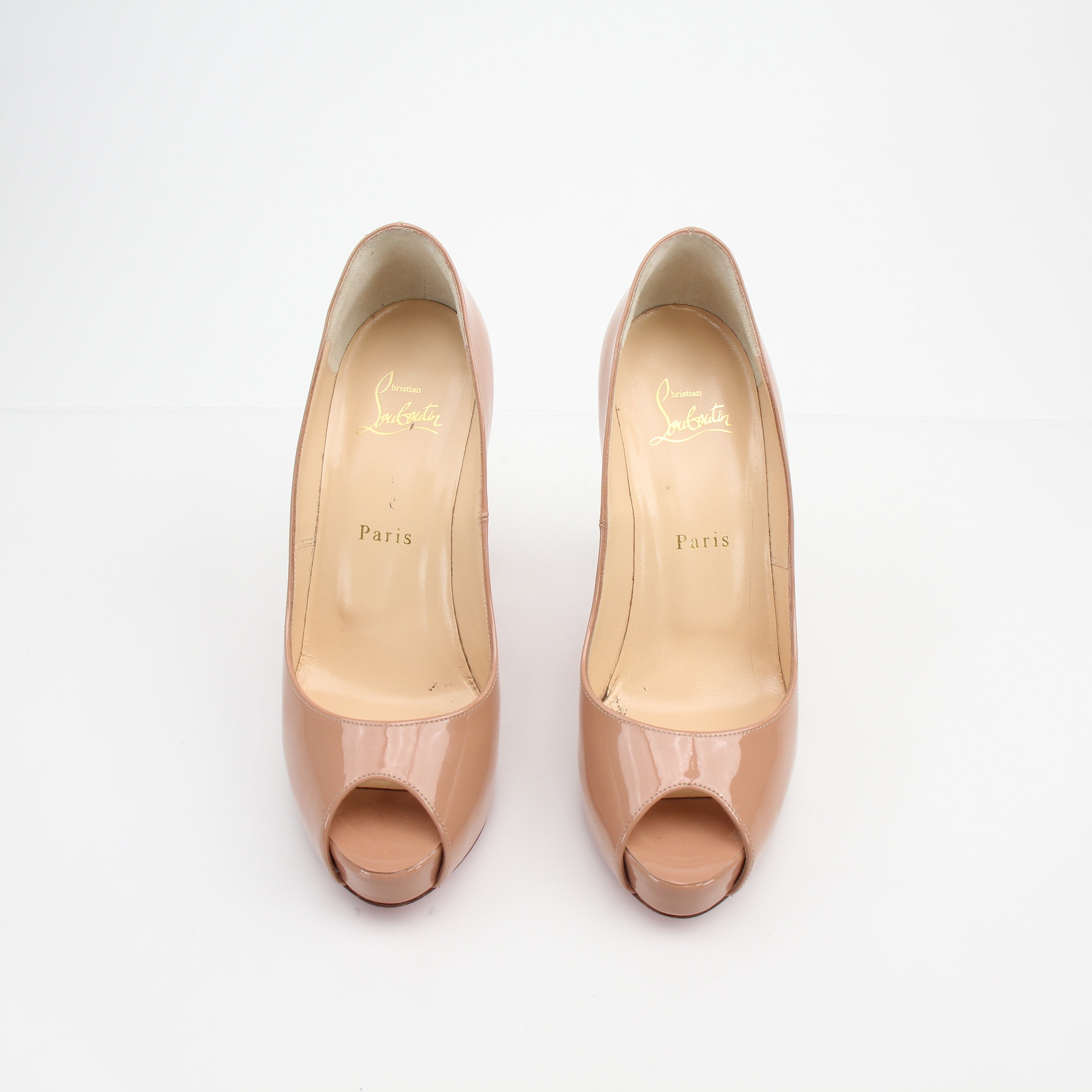 Christian Louboutin New Very Privé Patent Leather Heels