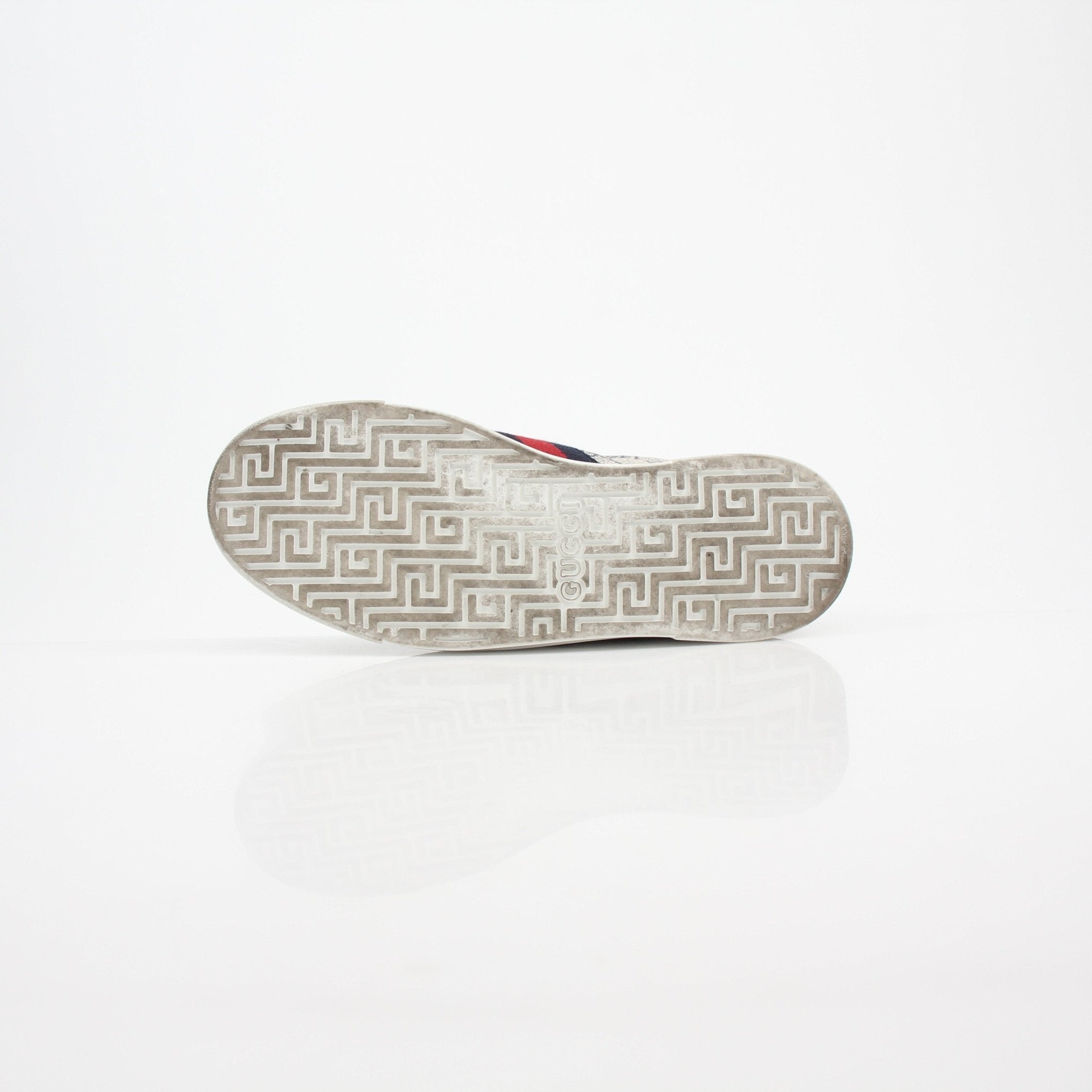 Gucci Women’s Ace GG Supreme Monogram Web sneakers, stylish shoes with signature monogram and web detail, casual footwear for women