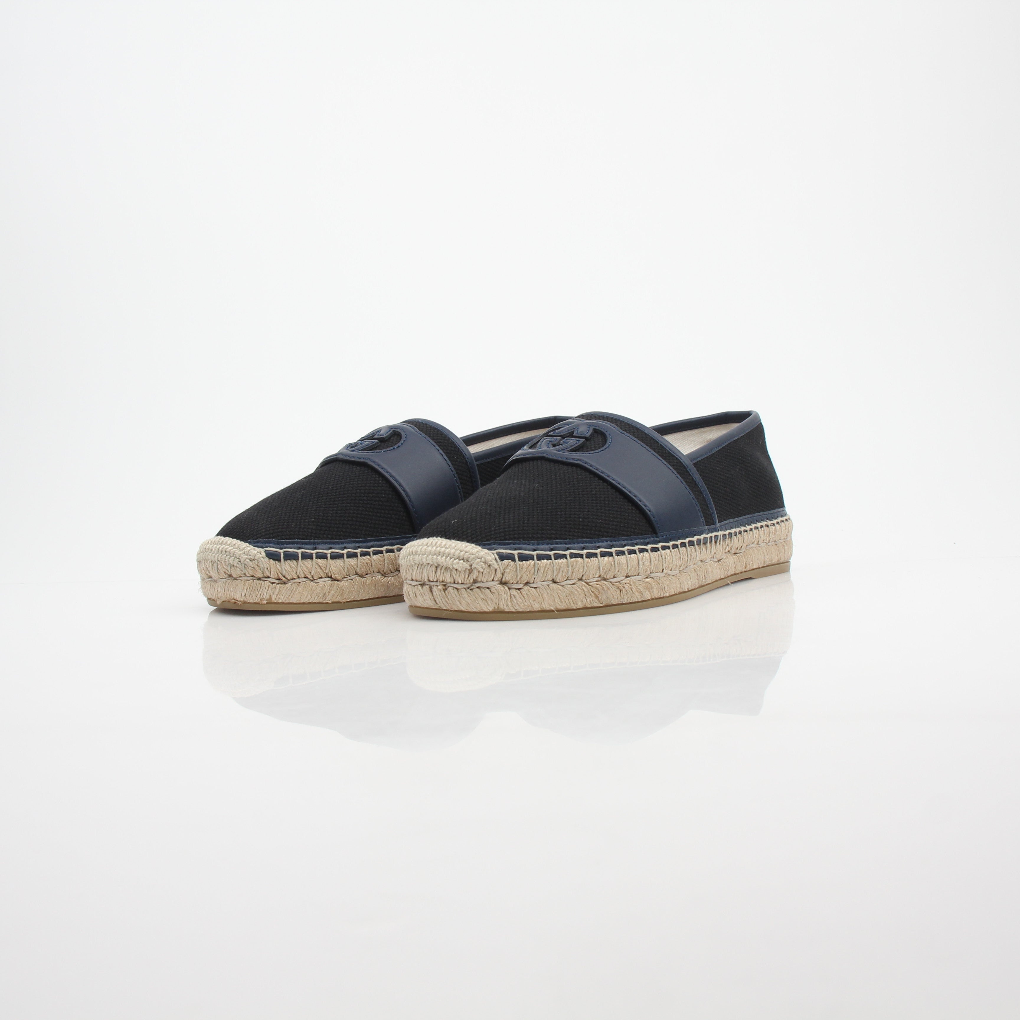 Gucci Men’s Interlocking G Canvas Espadrilles