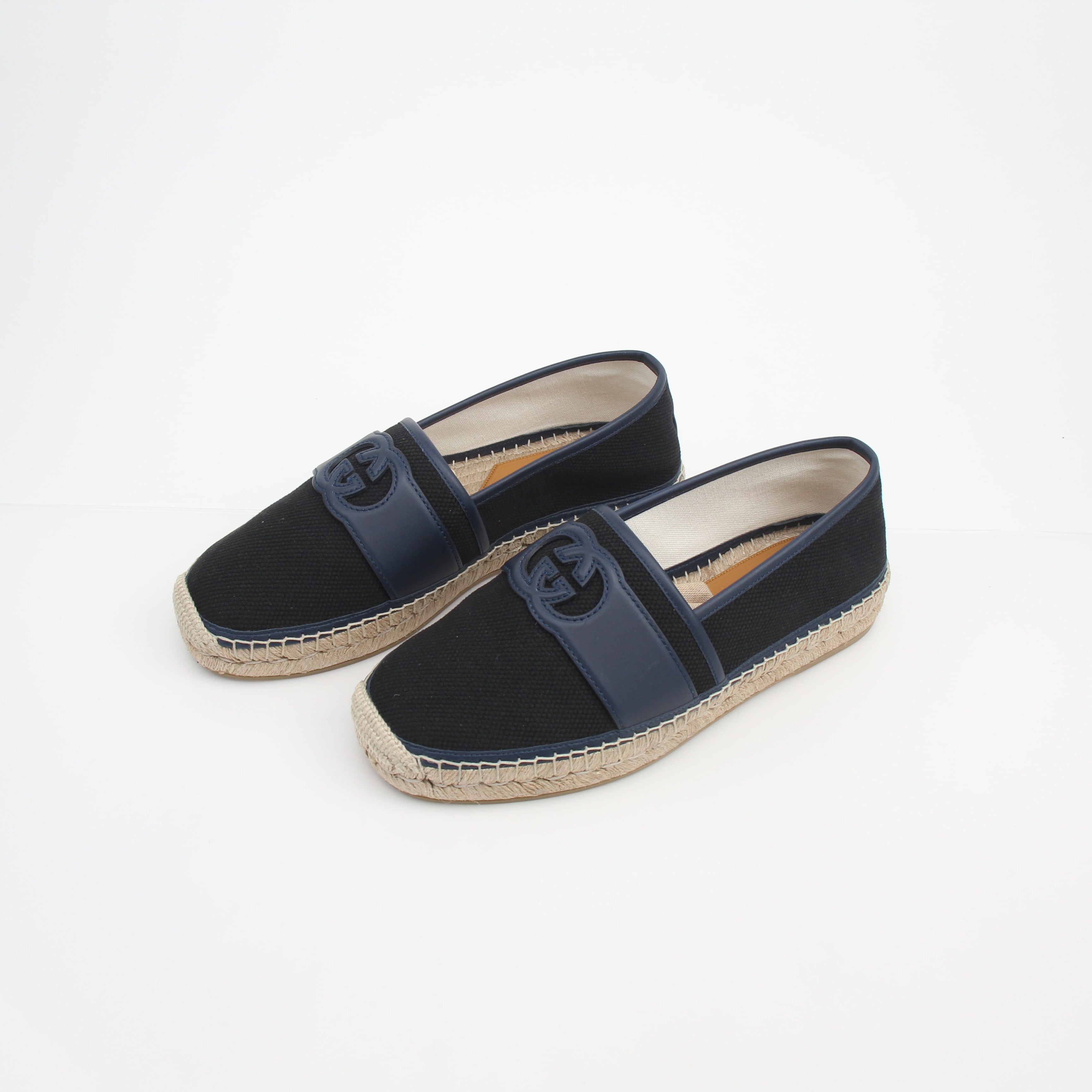 Gucci Men’s Interlocking G Canvas Espadrilles