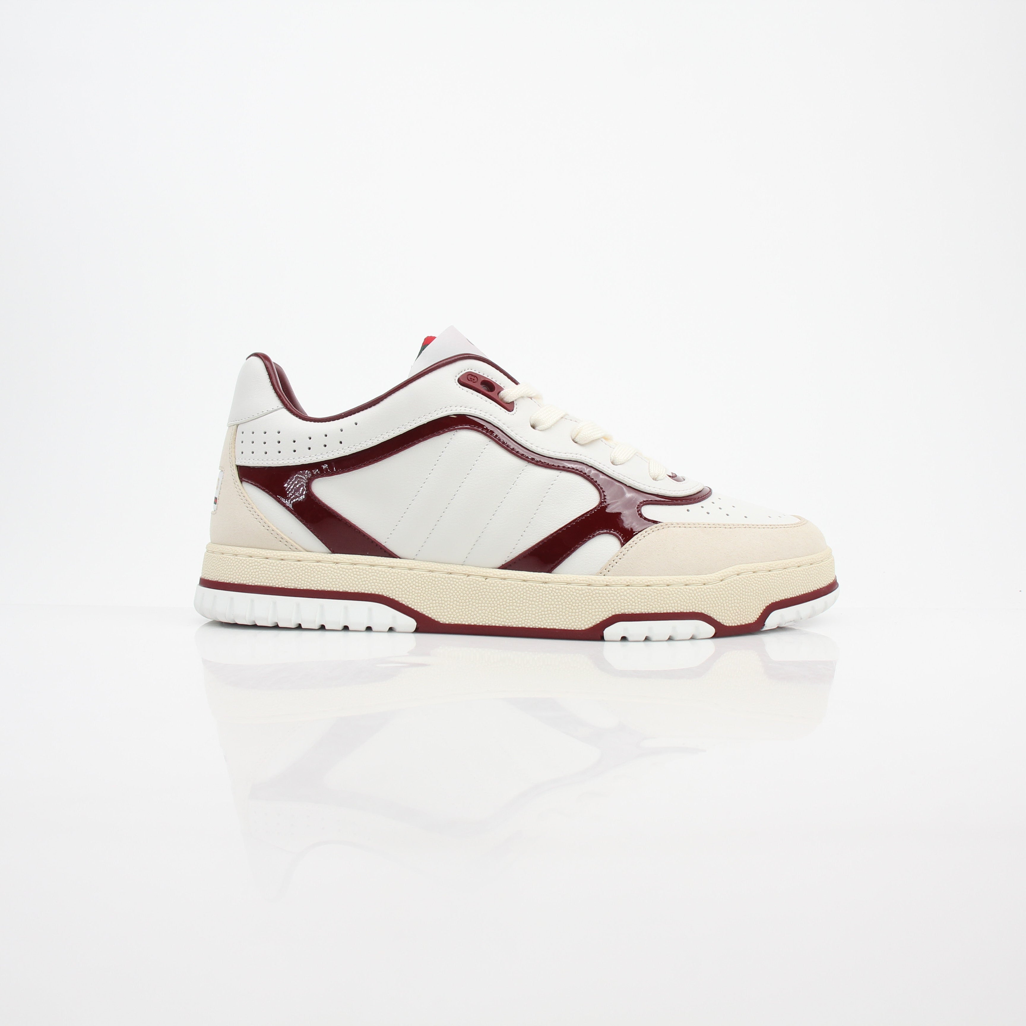 Gucci Men's Re-Web Low Top Leather Sneakers