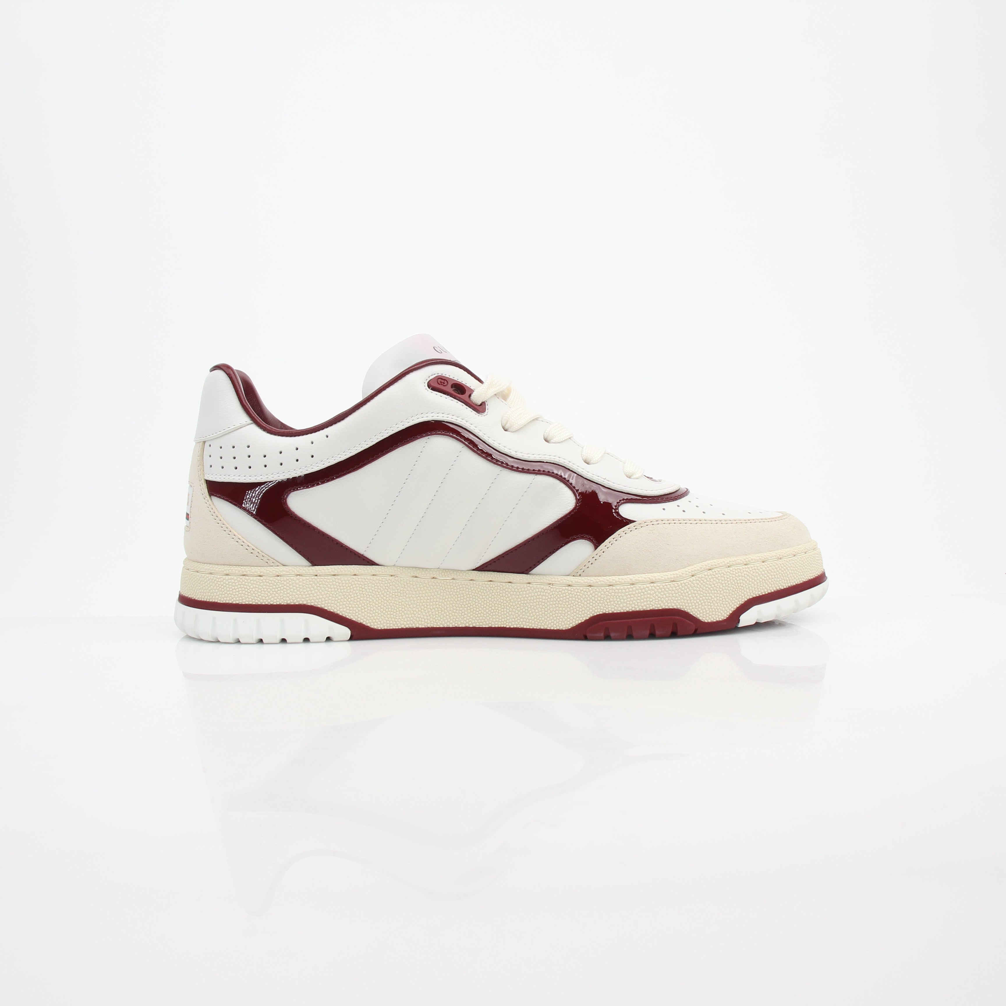 Gucci Men's Re-Web Low Top Leather Sneakers