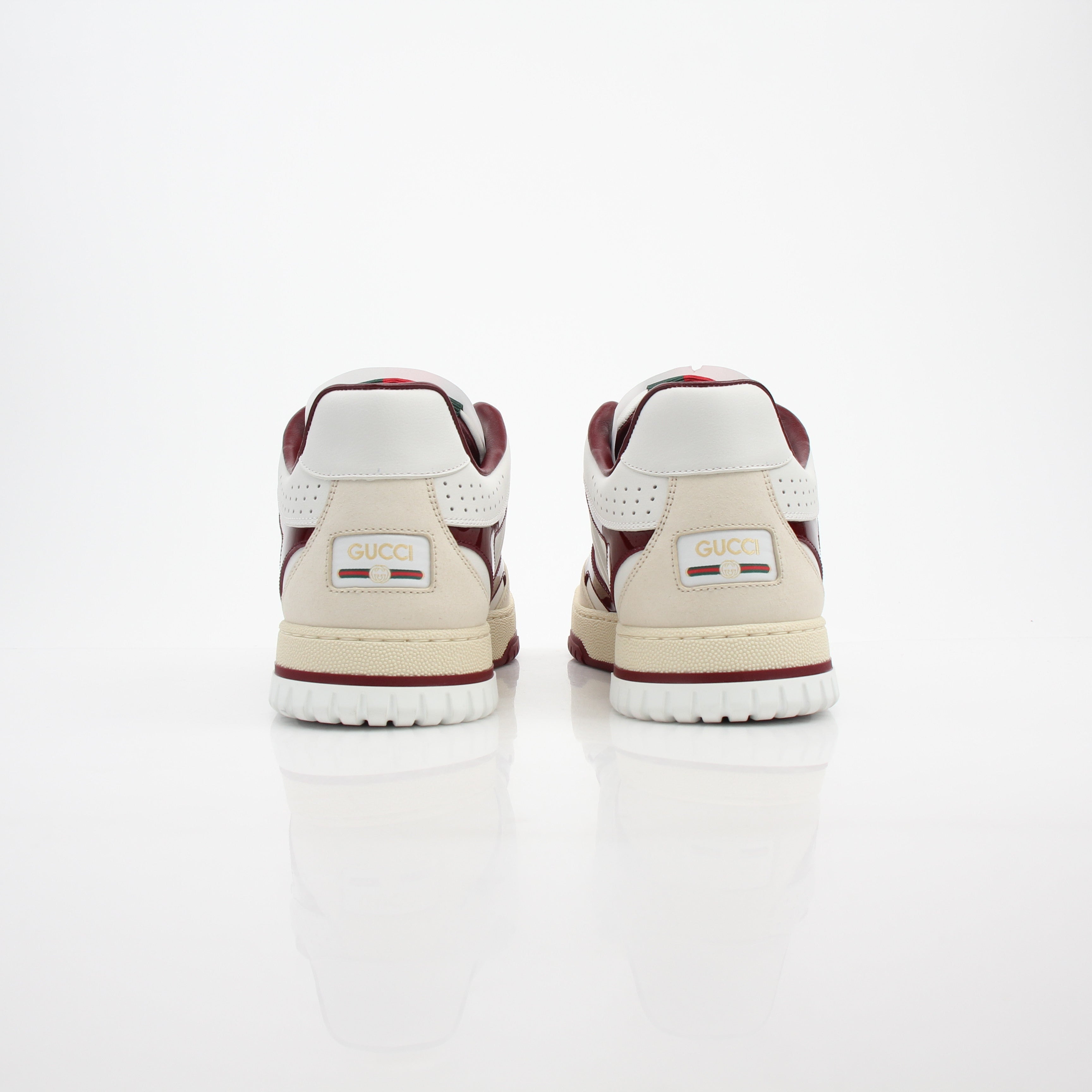 Gucci Men's Re-Web Low Top Leather Sneakers