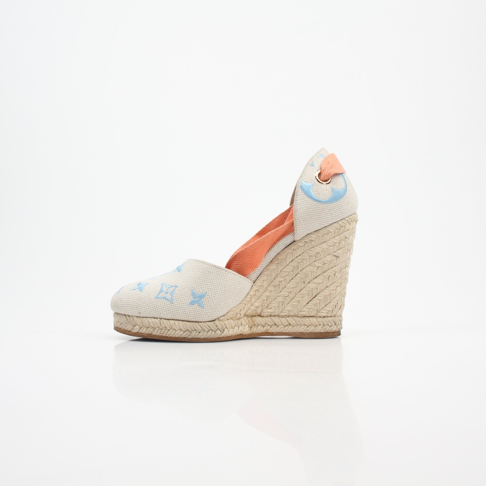 Louis Vuitton Women’s Monogram Starboard Wedge Espadrilles