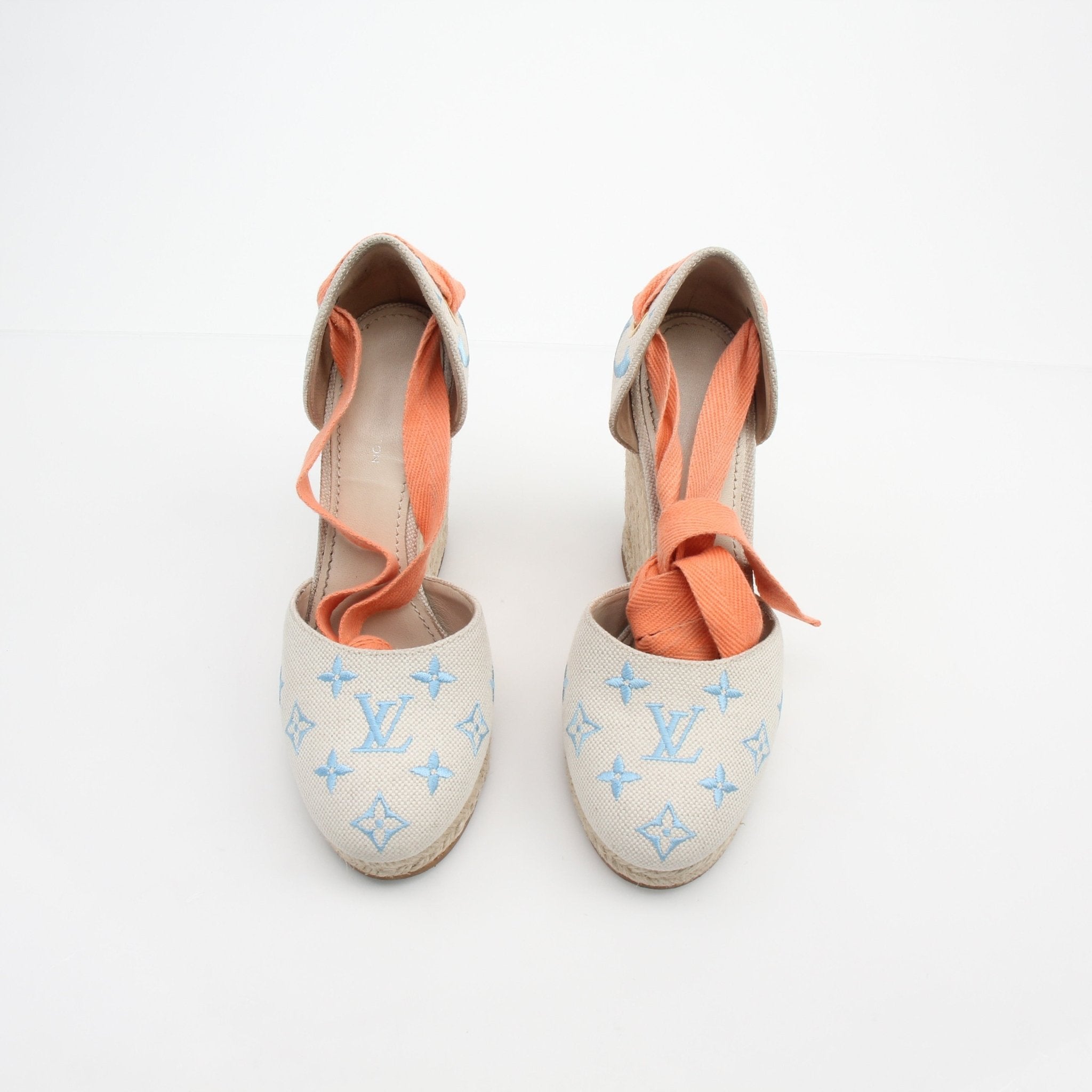 Louis Vuitton Women’s Monogram Starboard Wedge Espadrilles