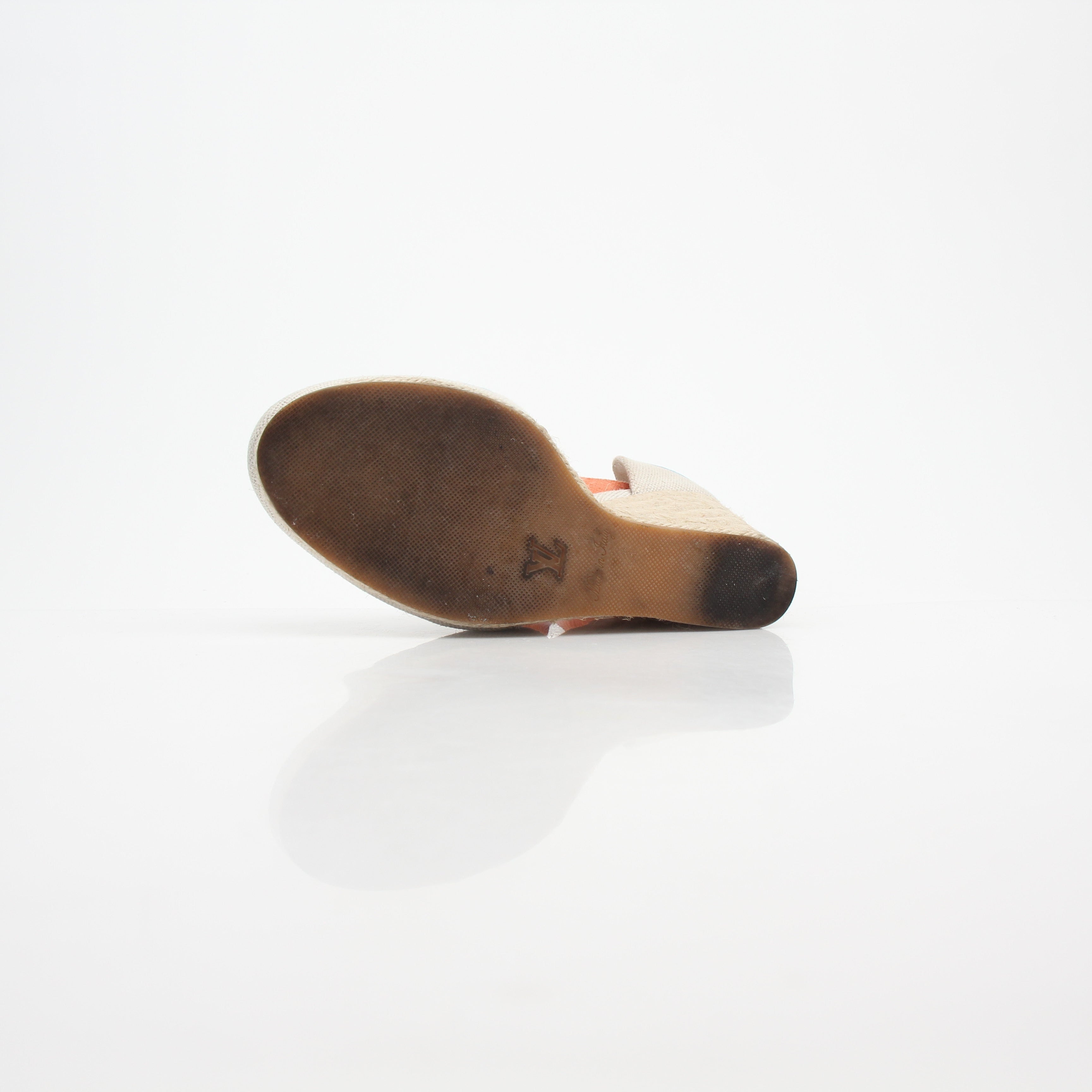 Louis Vuitton Women’s Monogram Starboard Wedge Espadrilles