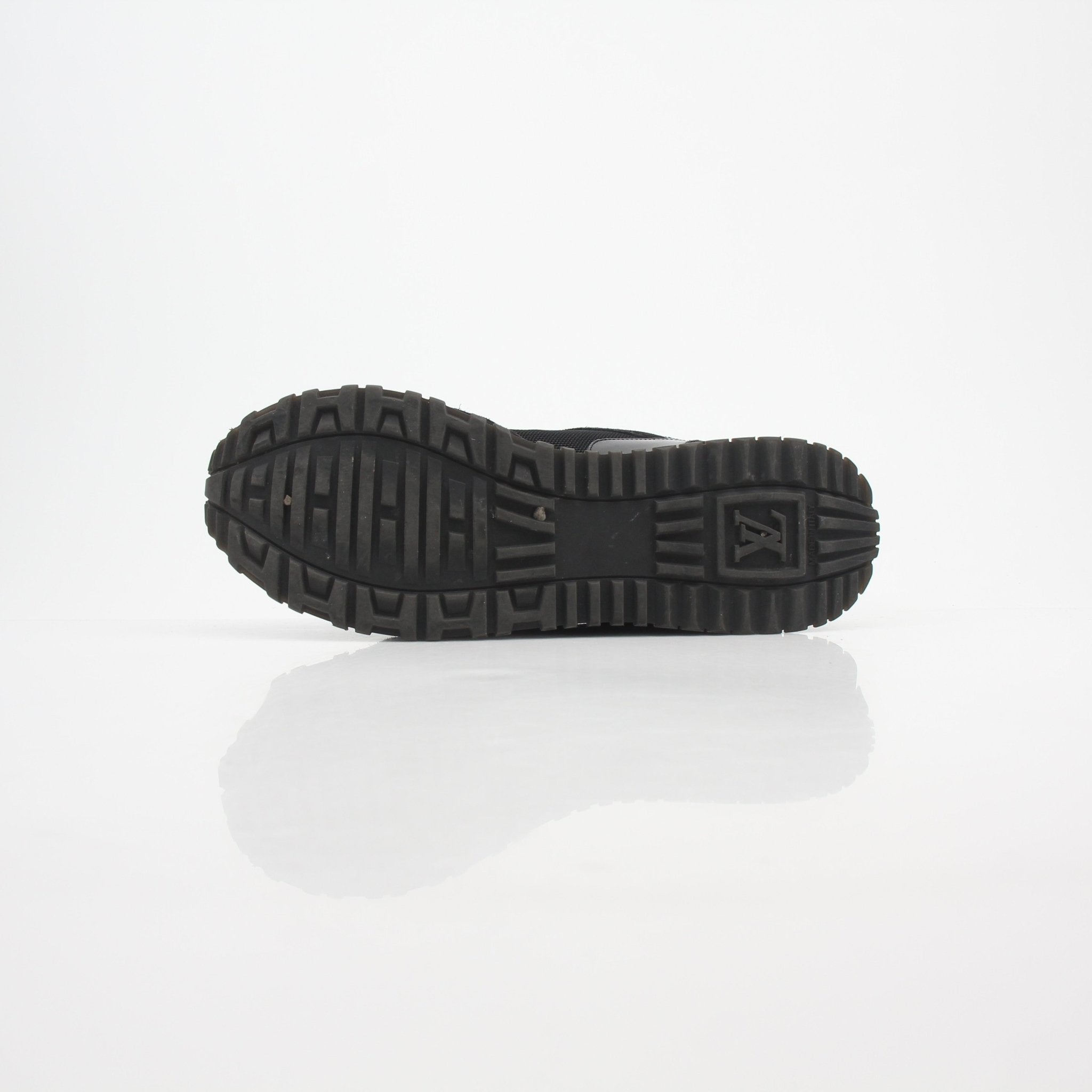 Louis Vuitton Women’s Run Away Monogram Sneakers by Gold & Beyond, stylish shoes with iconic monogram pattern and comfortable design.