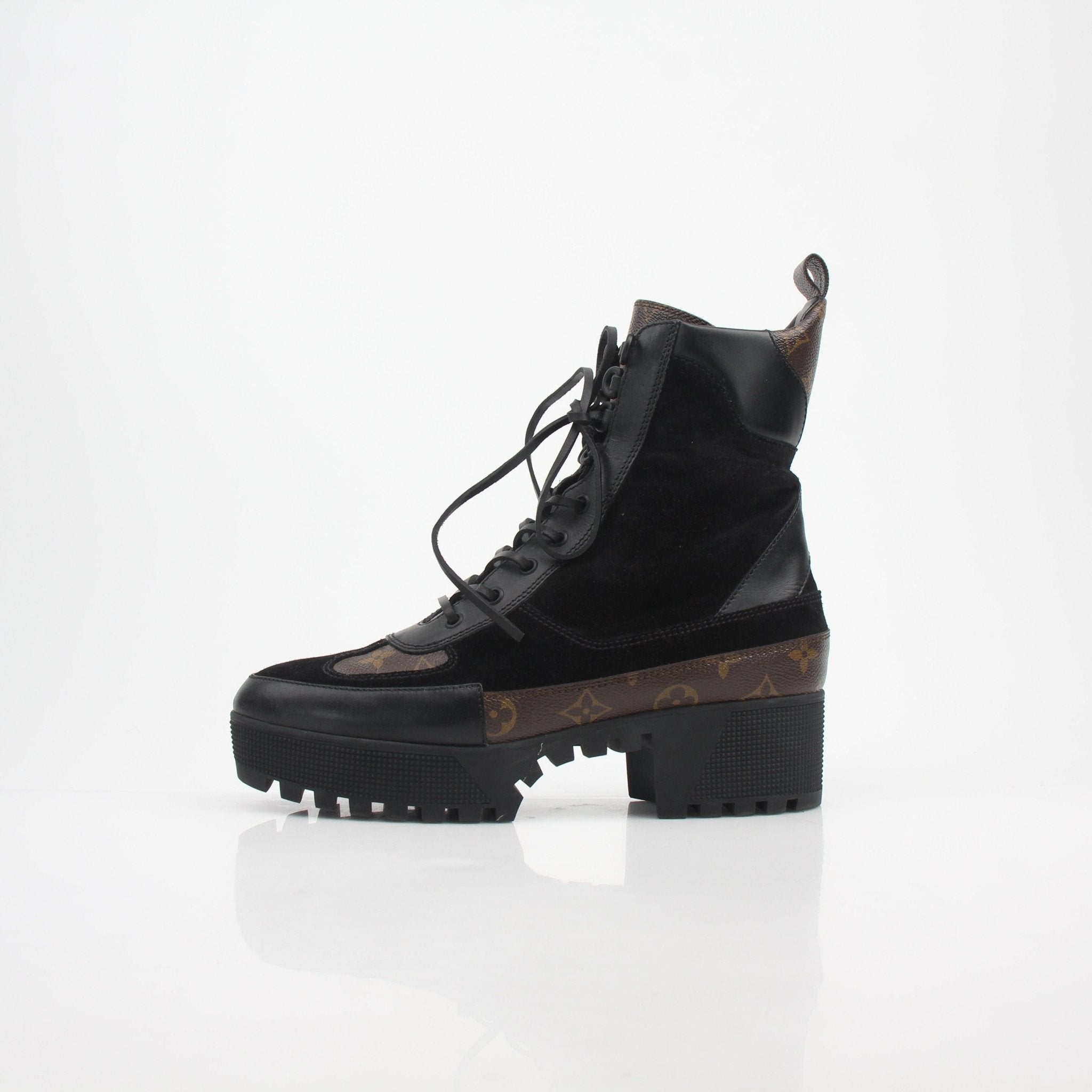 Louis Vuitton Women’s Monogram Laureate Platform Desert Boots