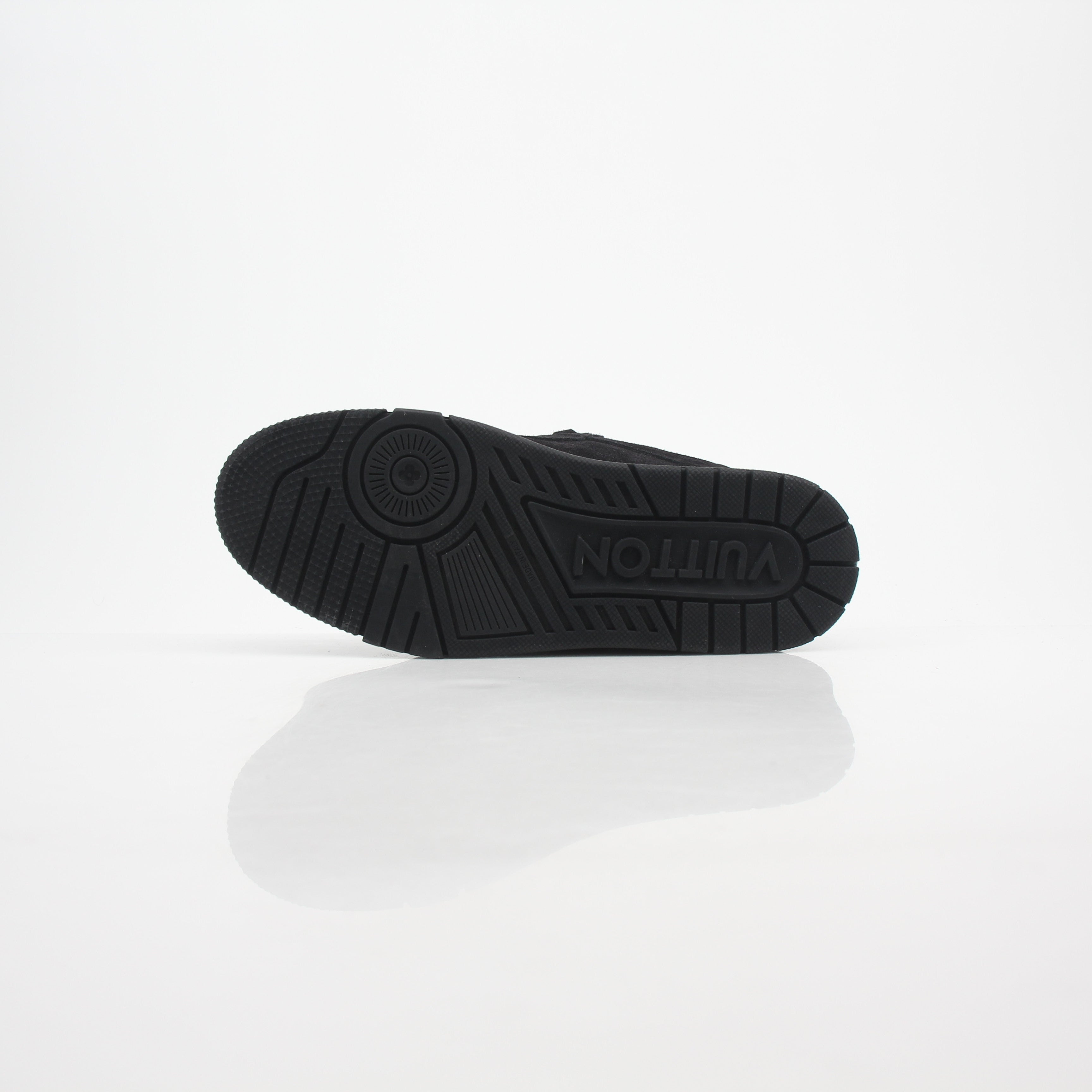 Louis Vuitton Men’s LV Trainer Black Suede Sneakers