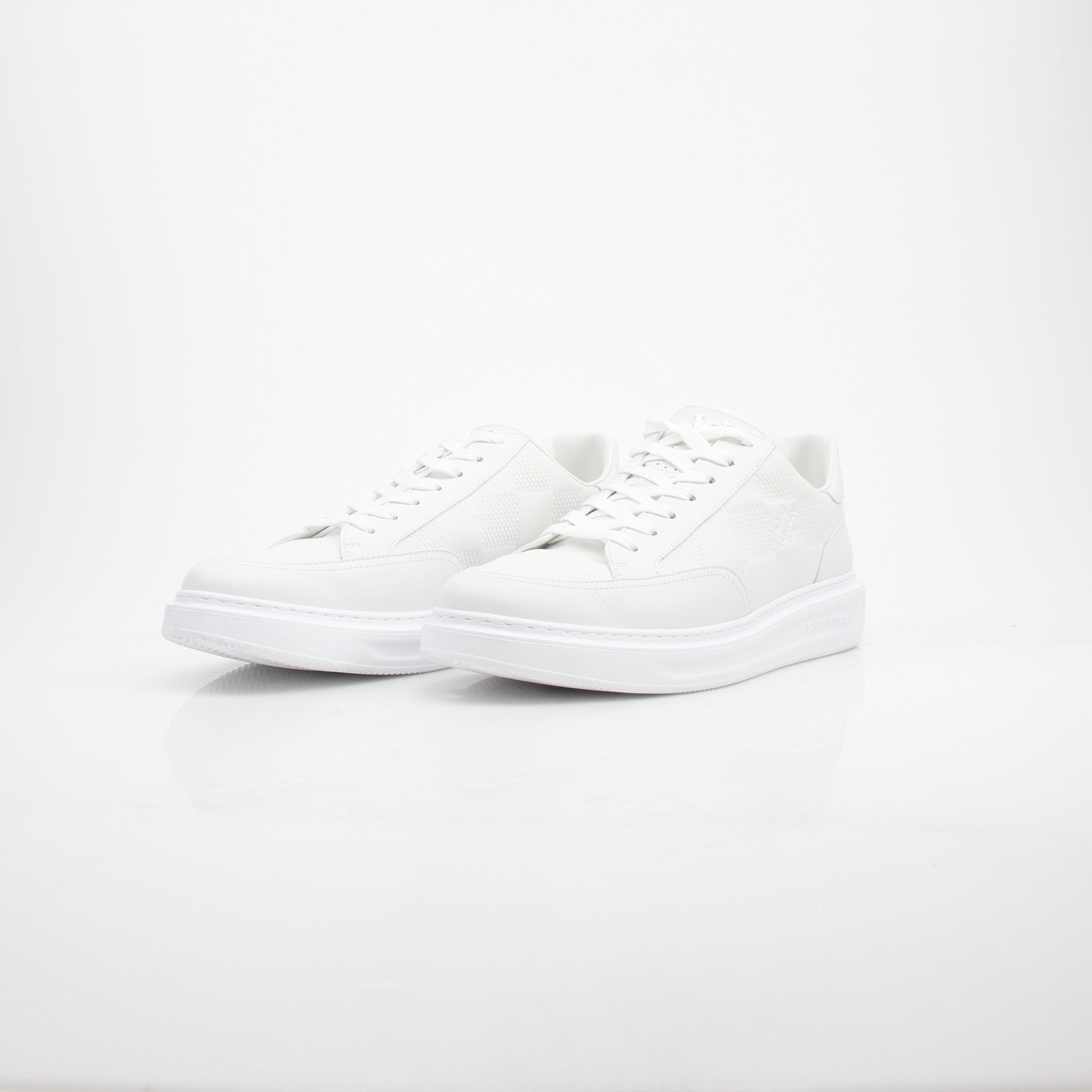 Louis Vuitton Men’s Beverly Hills Damier Leather Sneakers