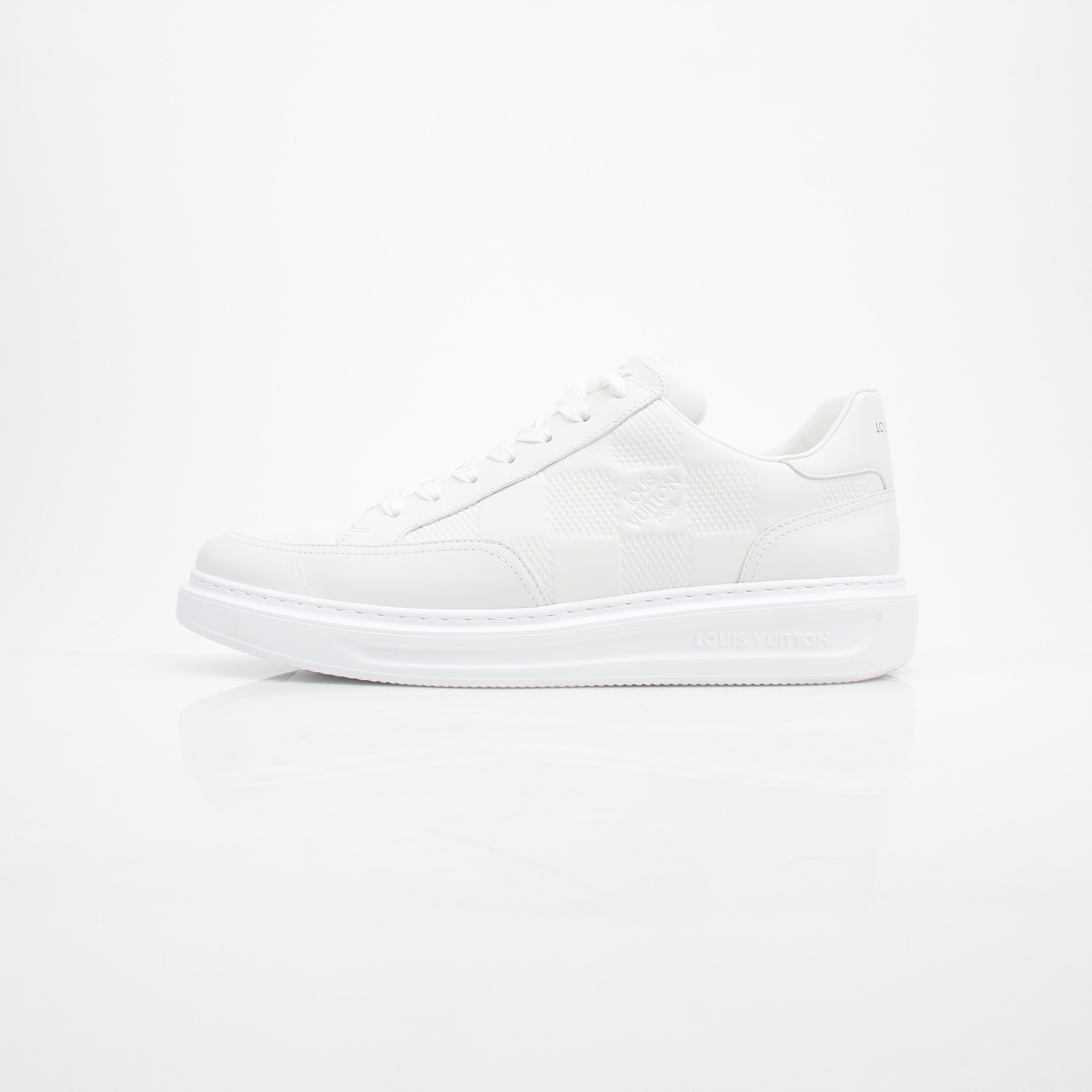 Louis Vuitton Men’s Beverly Hills Damier Leather Sneakers