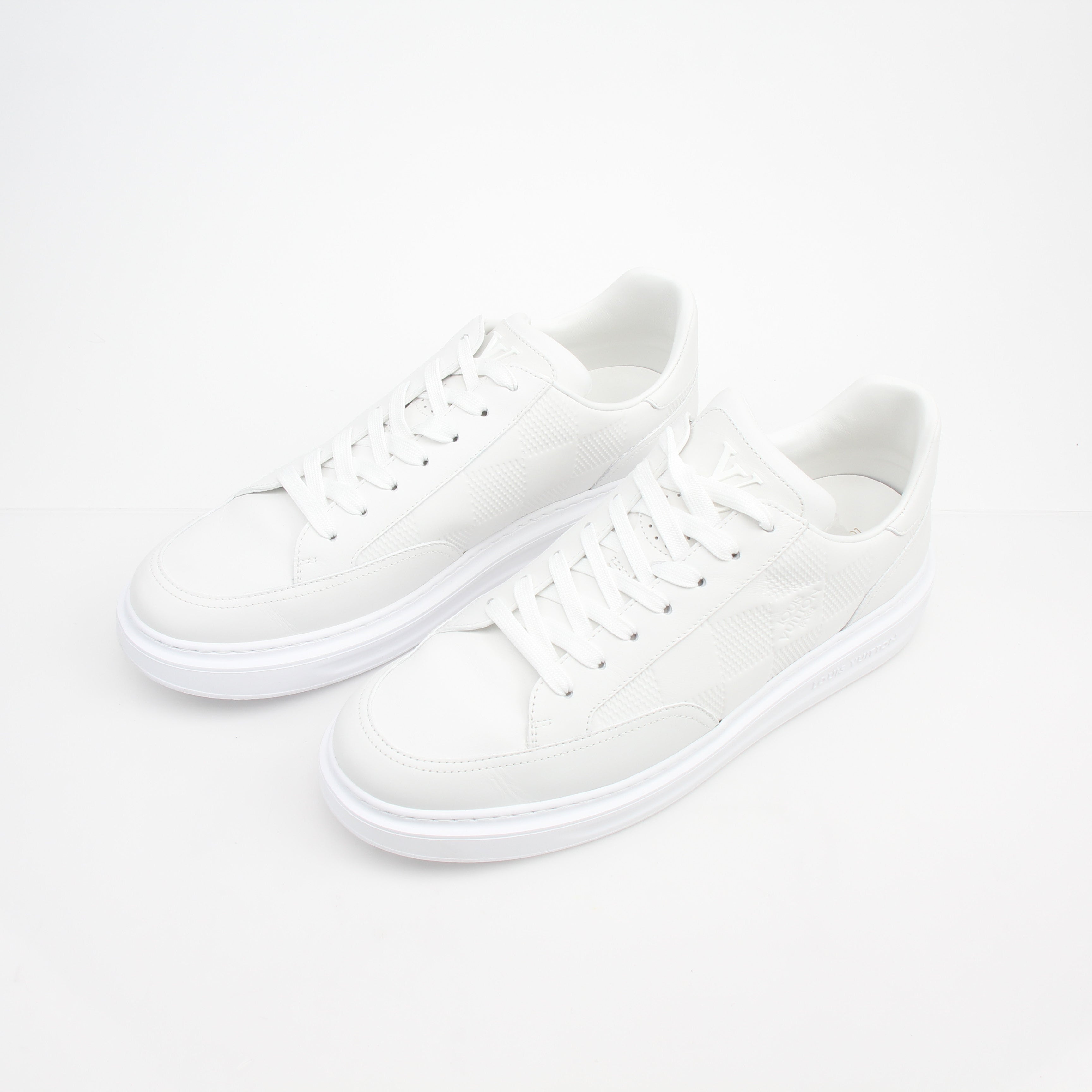 Louis Vuitton Men’s Beverly Hills Damier Leather Sneakers